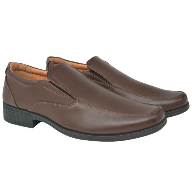 vidaXL Schuhe Braun 41 Kunstleder