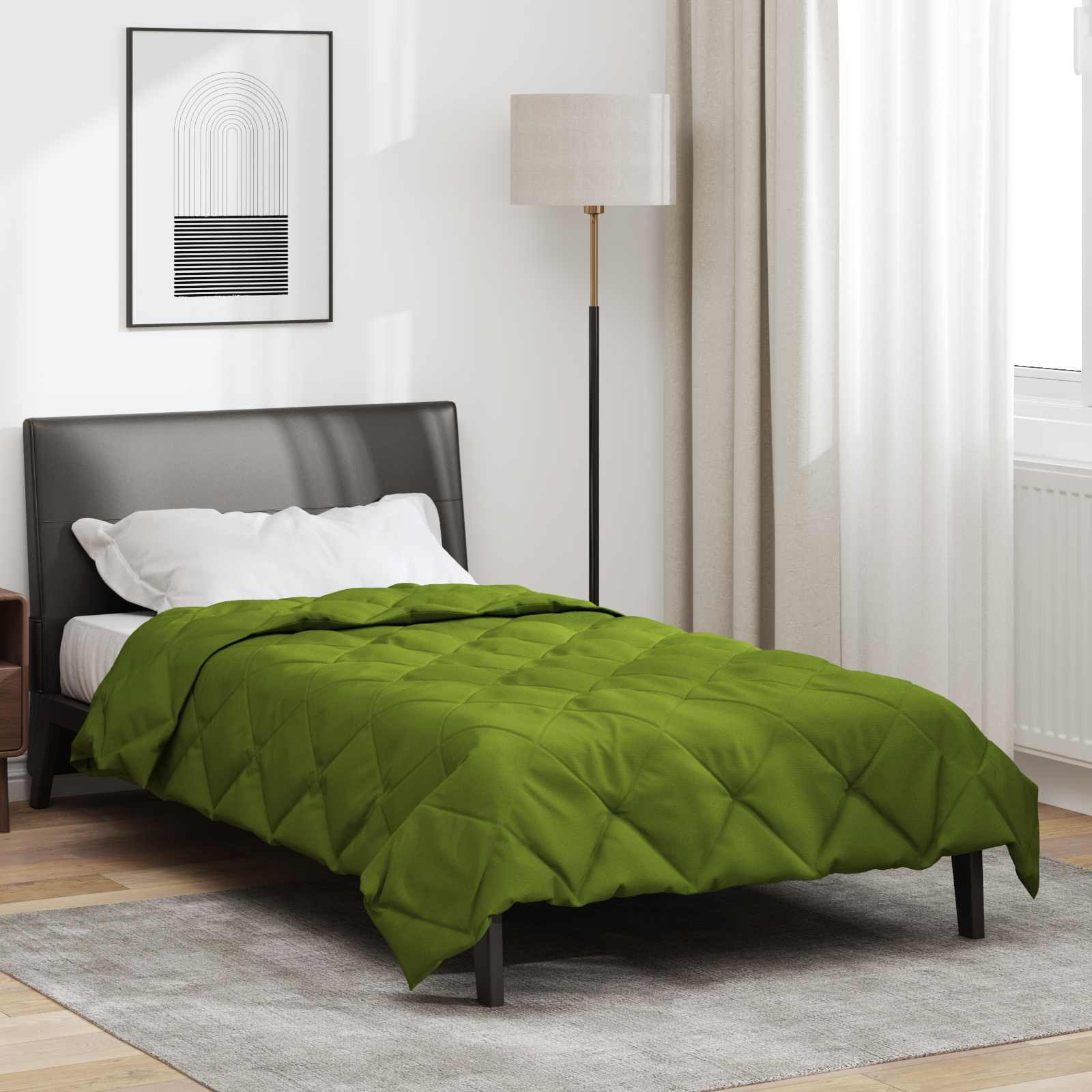 vidaXL Sommerdecke 220 x 155 cm Sommer 200 gsm Grün