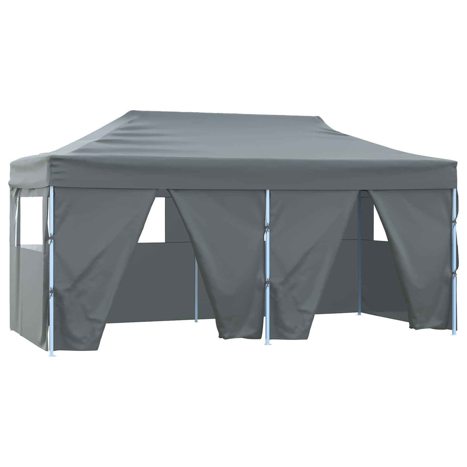 vidaXL Party-Zelt Anthrazit 291 x 580 x 315 cm Oxford-Stoff