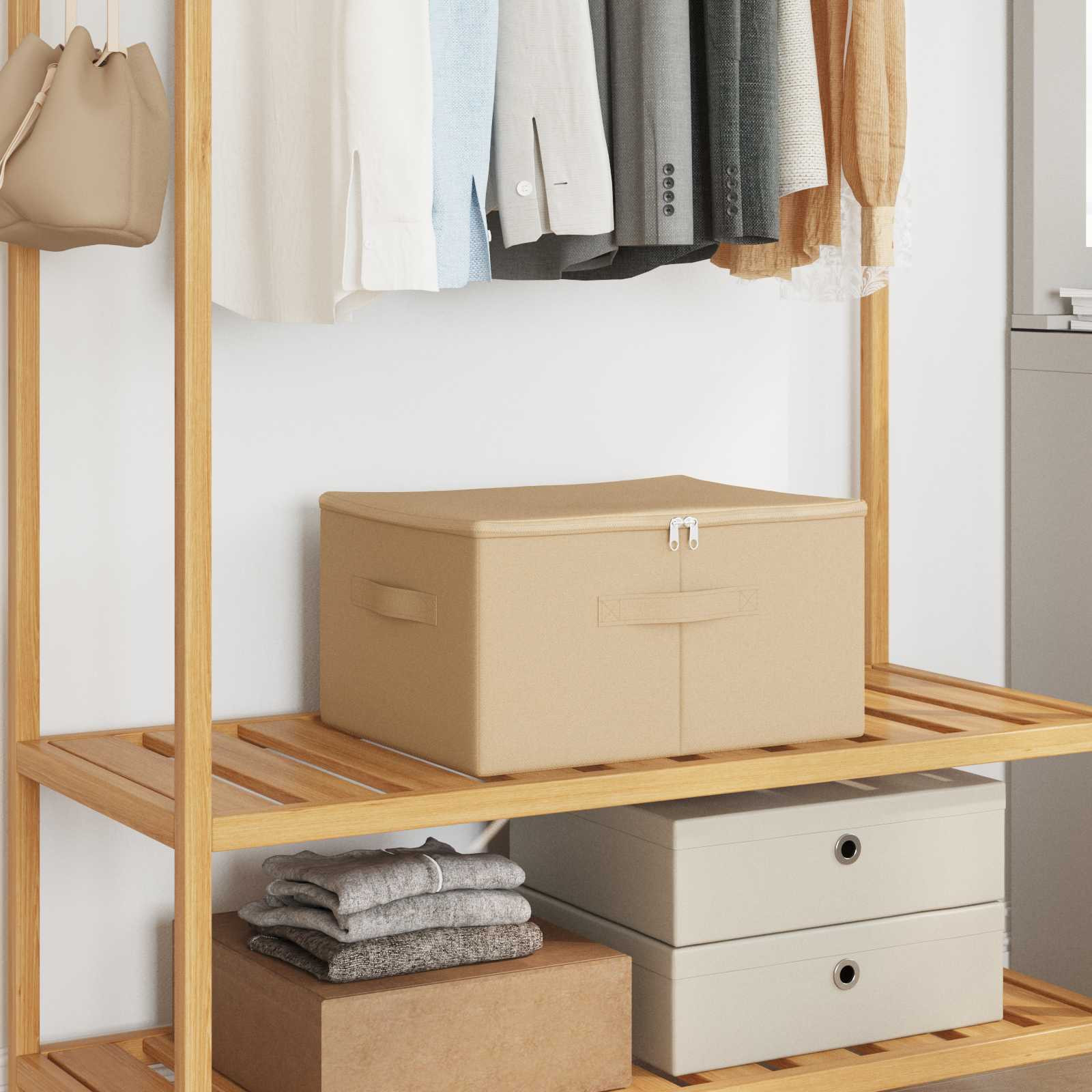 vidaXL Aufbewahrungsbox 24 Stk. Vliesstoff 50 x 30 x 25 cm 37,5 L