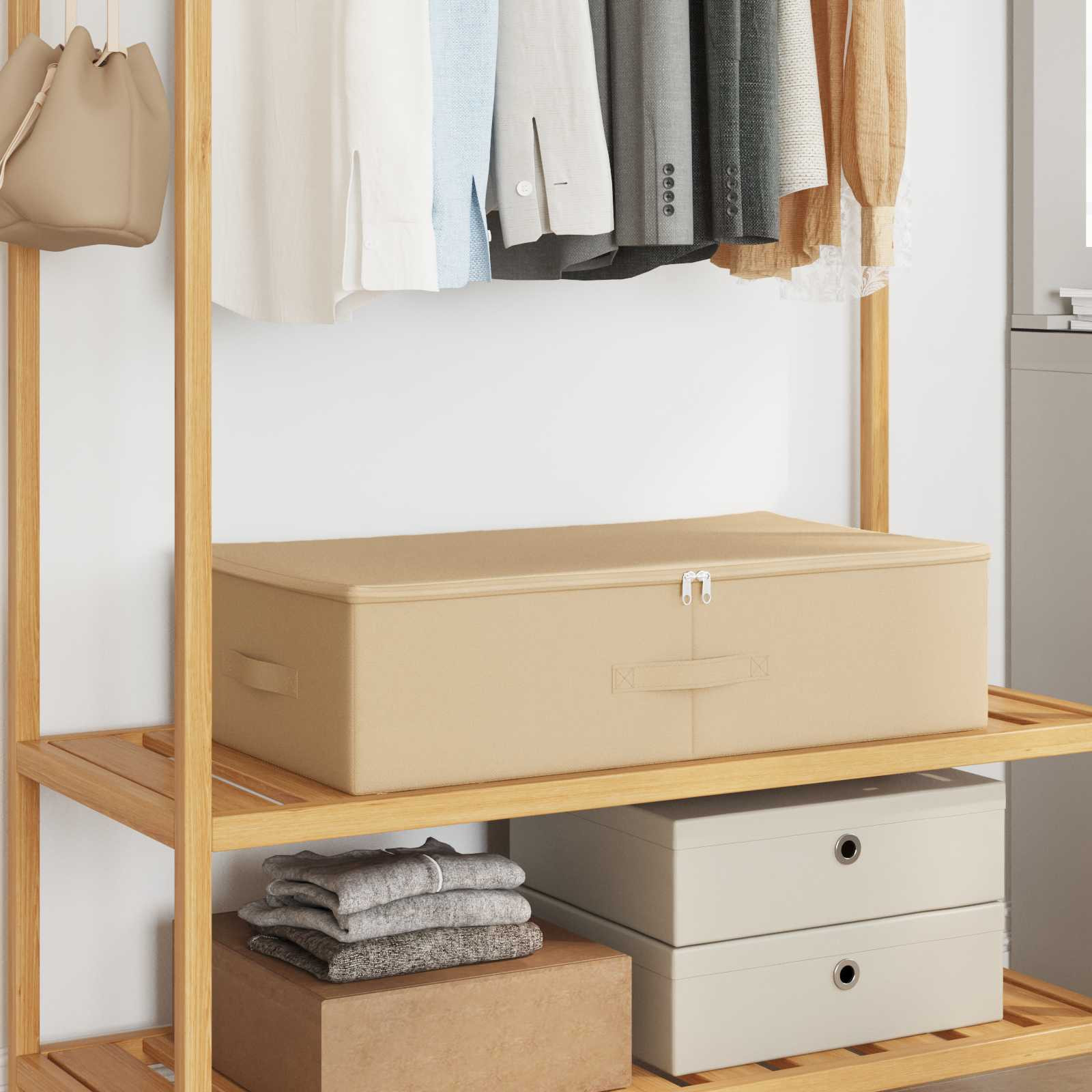 vidaXL Aufbewahrungsbox 24 Stk. Vliesstoff 70 x 40 x 18 cm 50,4 L