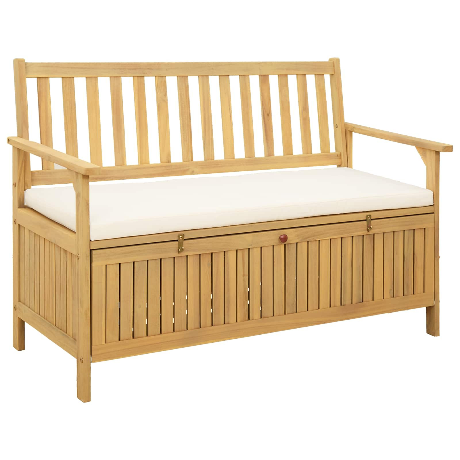 vidaXL Garten-Aufbewahrungsbank 2 -Seater 120 x 63 x 84 cm