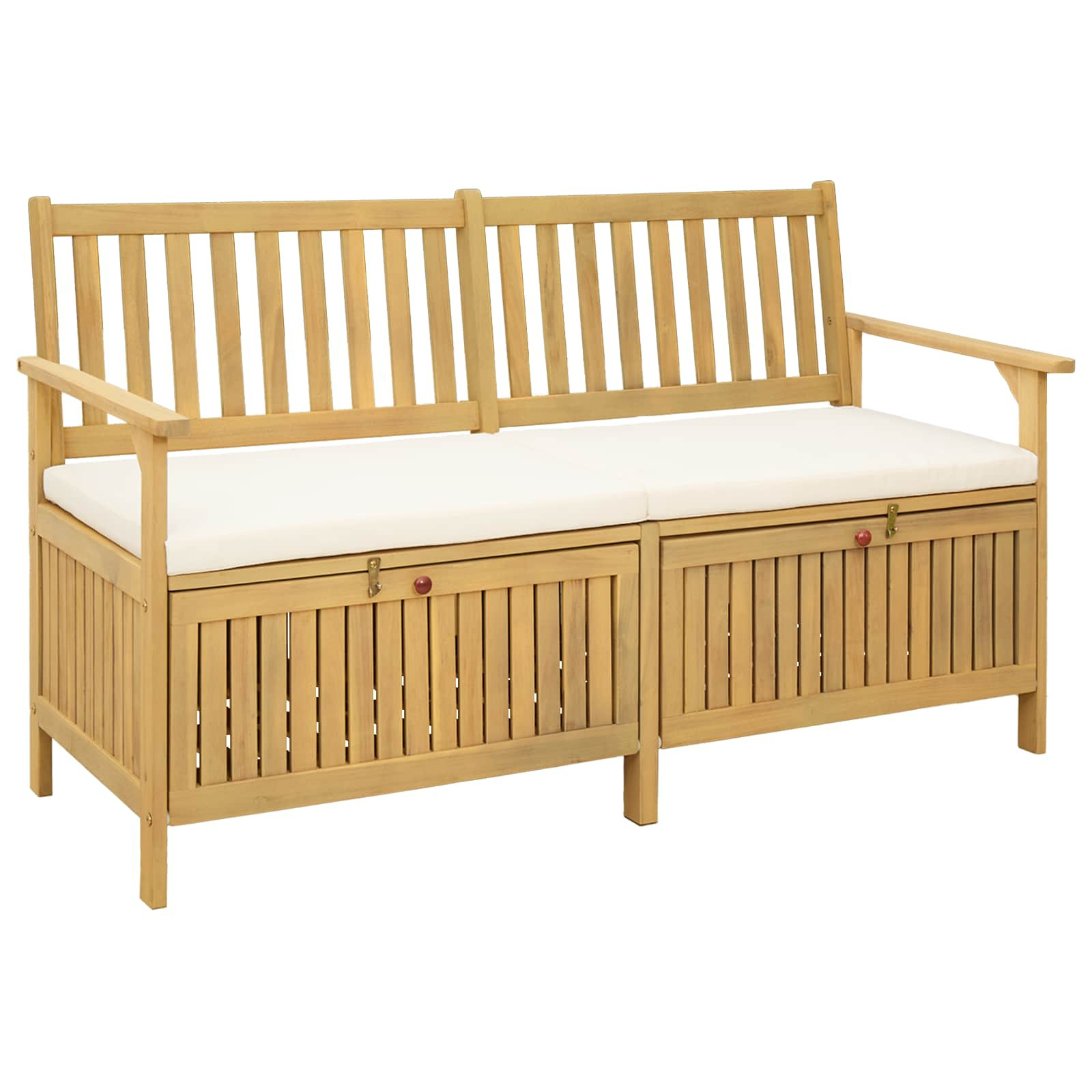 vidaXL Garten-Aufbewahrungsbank 2 -Seater 148 x 63 x 84 cm