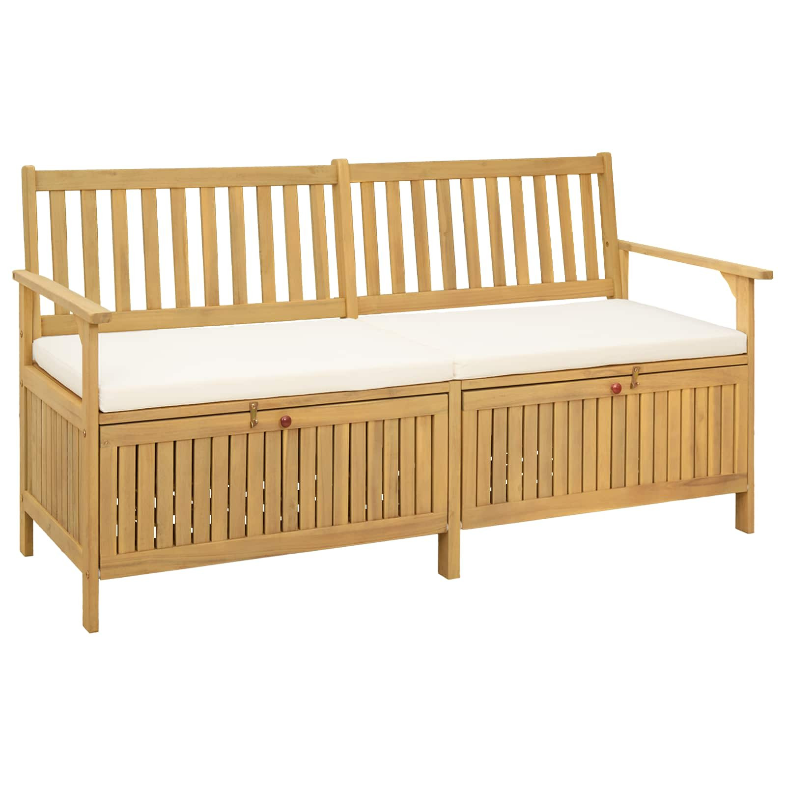 vidaXL Garten-Aufbewahrungsbank 2 -Seater 170 x 63 x 84 cm