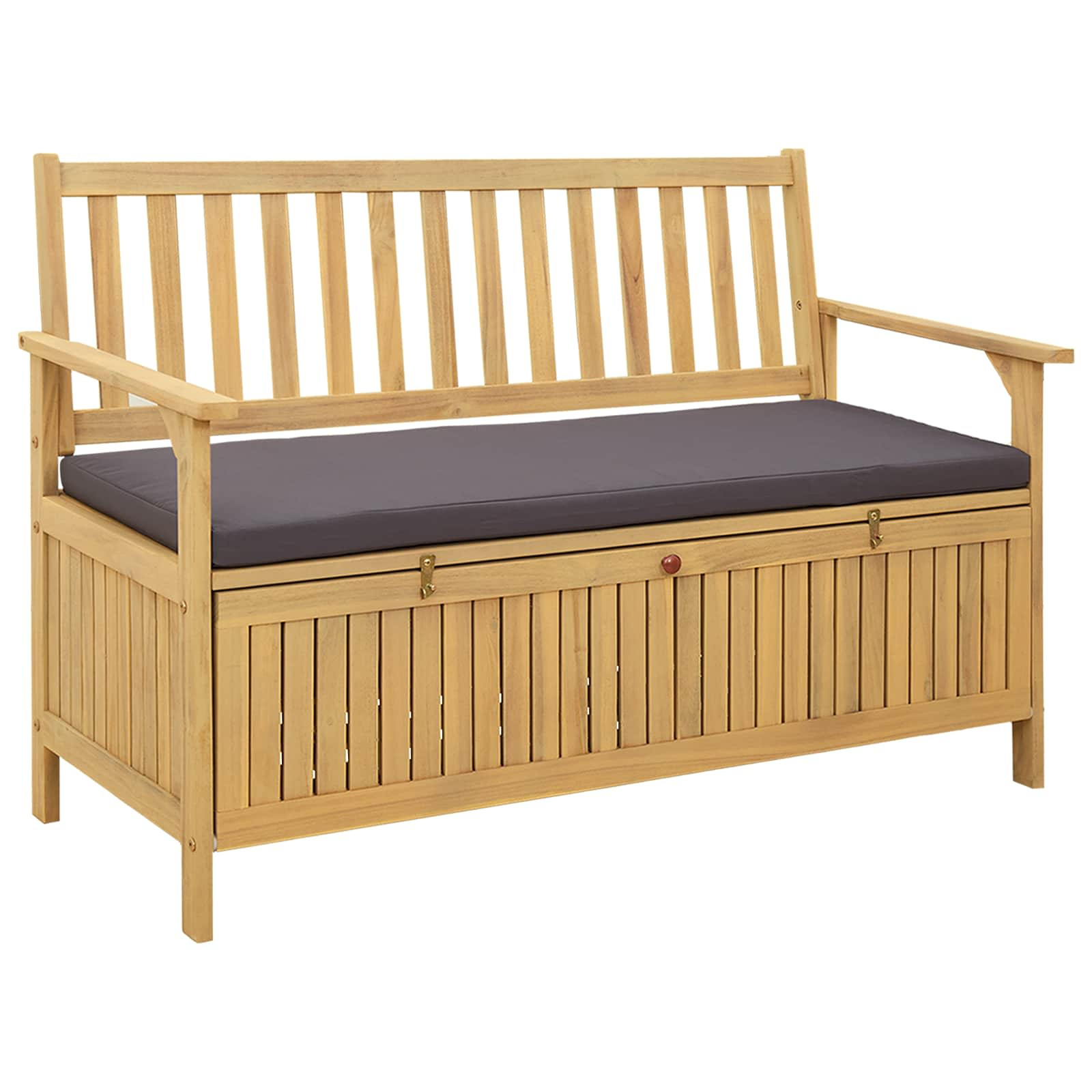 vidaXL Garten-Aufbewahrungsbank 2 -Seater 120 x 63 x 84 cm
