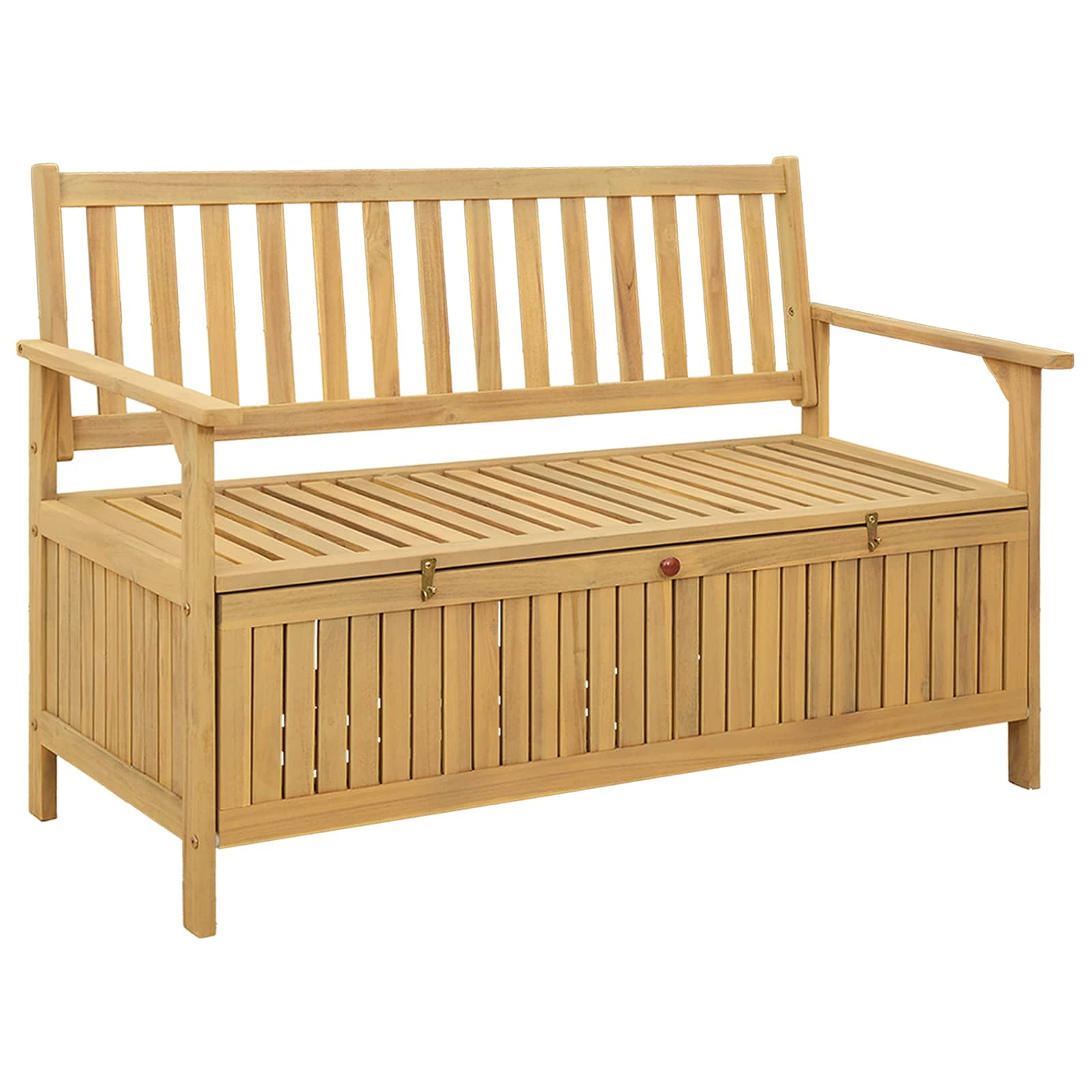vidaXL Garten-Aufbewahrungsbank 2 -Seater 120 x 63 x 84 cm