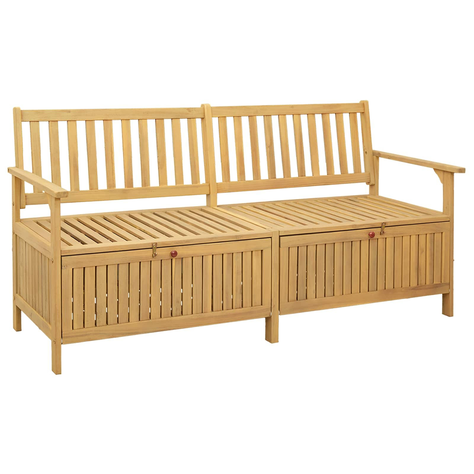 vidaXL Garten-Aufbewahrungsbank 2 -Seater 170 x 63 x 84 cm