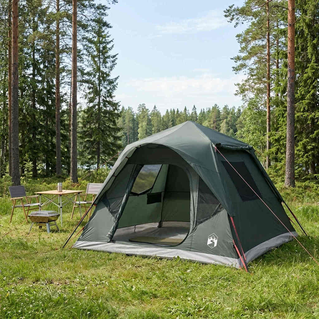 vidaXL Sofort Zelt Olivegrün 305 x 275 x 190 cm Polyester und Stahl