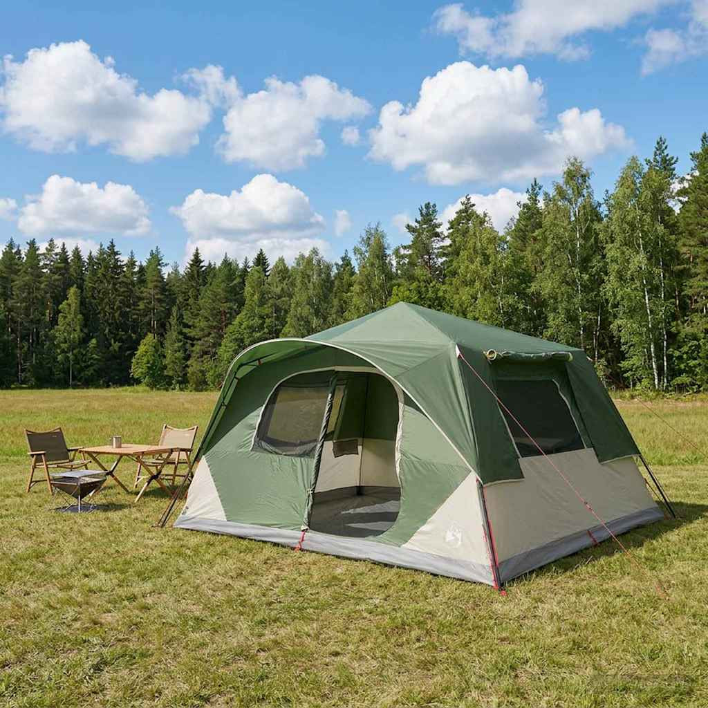 vidaXL Sofort Zelt Grün 365 x 280 x 200 cm Polyester und Stahl