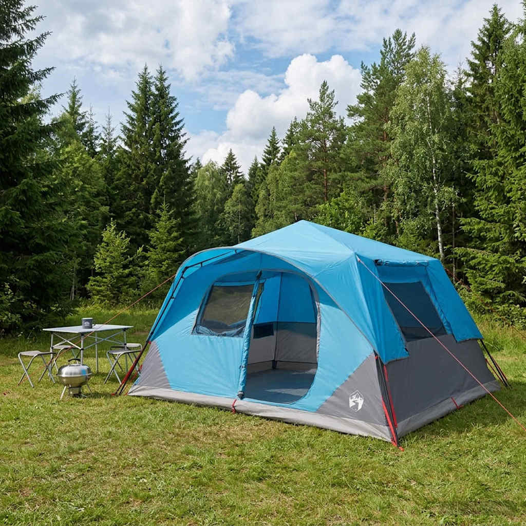 vidaXL Sofort Zelt Blau 365 x 280 x 200 cm Polyester und Stahl