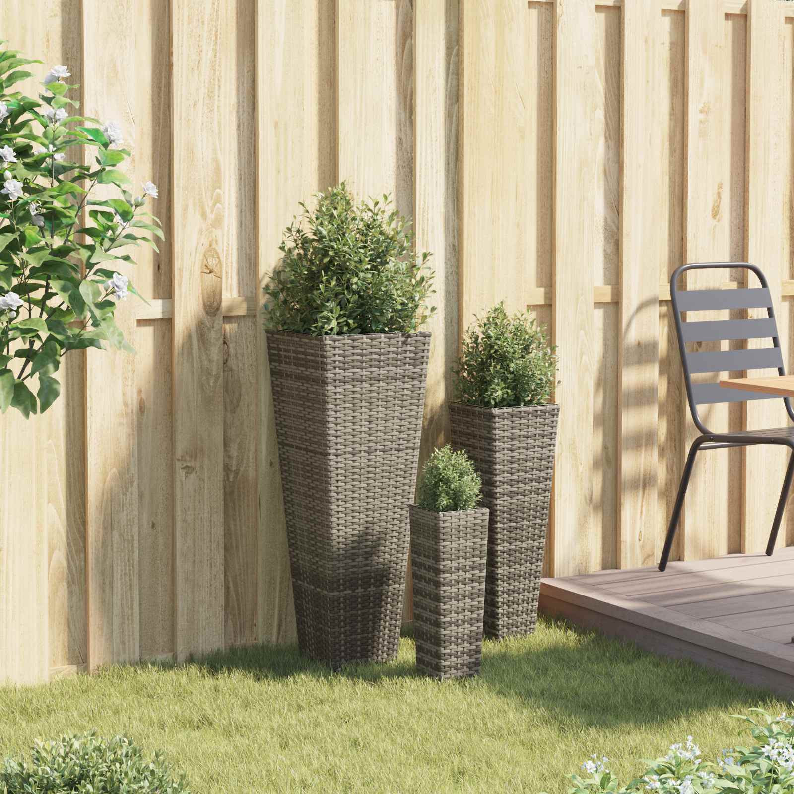 vidaXL Set für Outdoor 3 pcs Metall