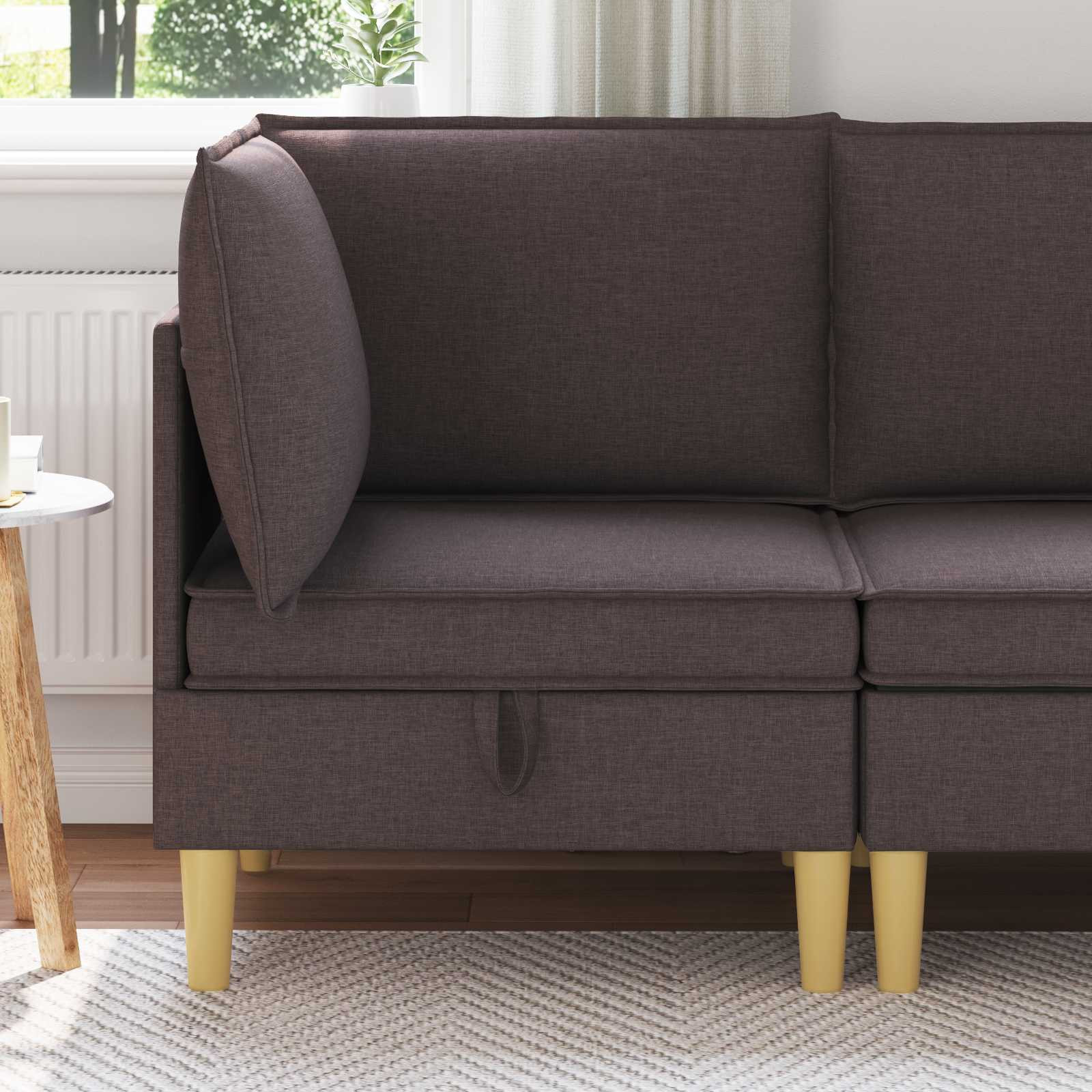 vidaXL Sofa mit Stauraum Stoff