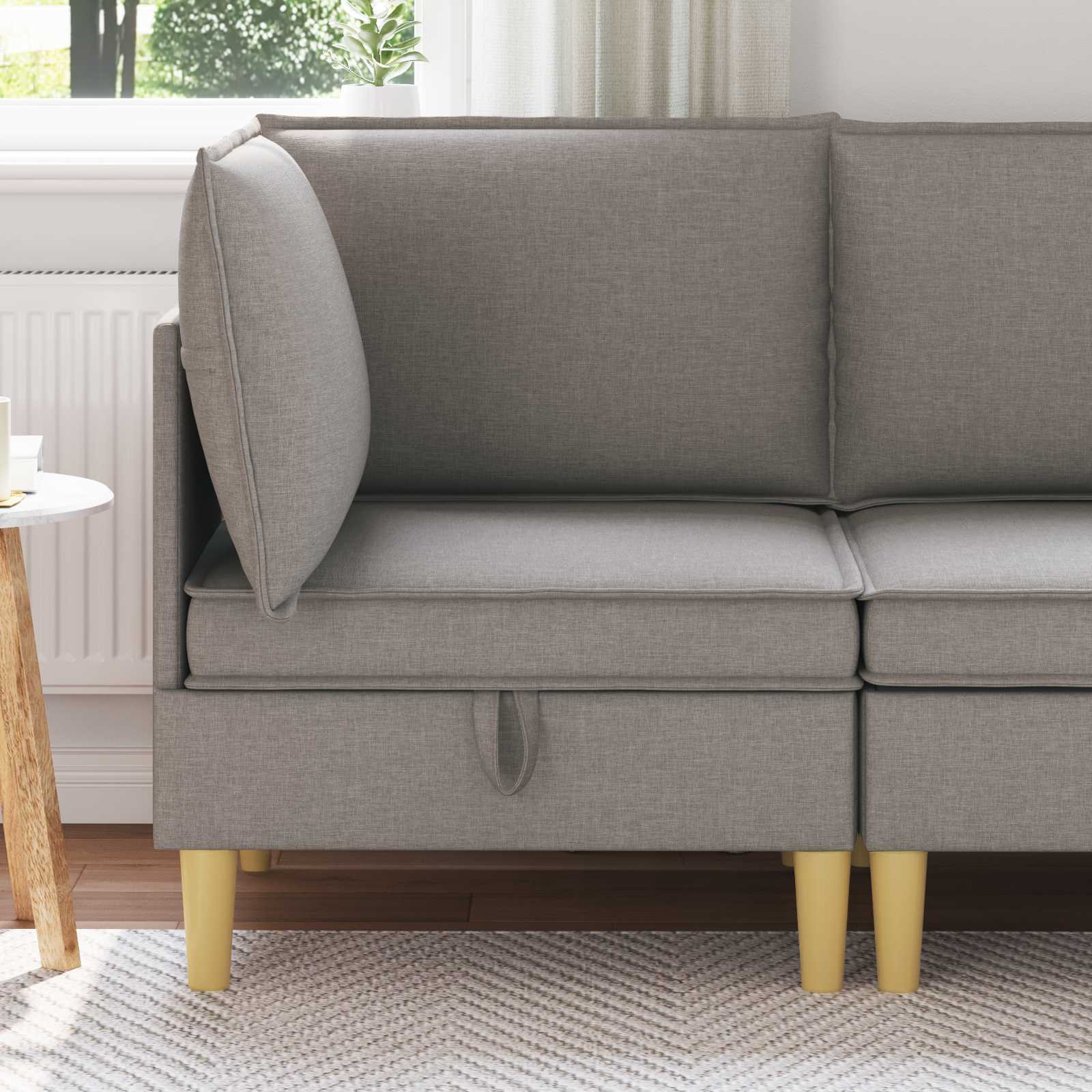vidaXL Sofa mit Stauraum Stoff