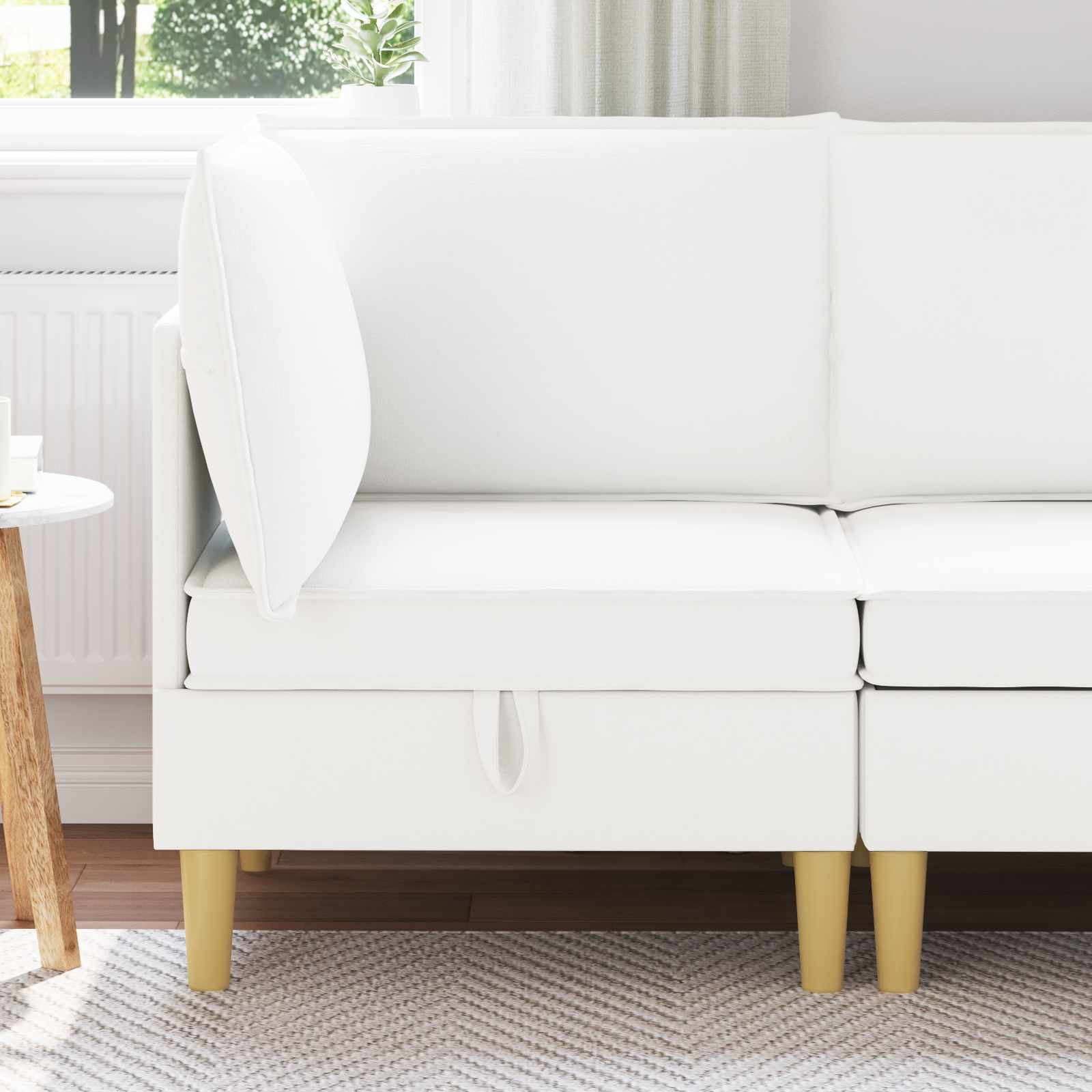 vidaXL Sofa mit Stauraum Stoff