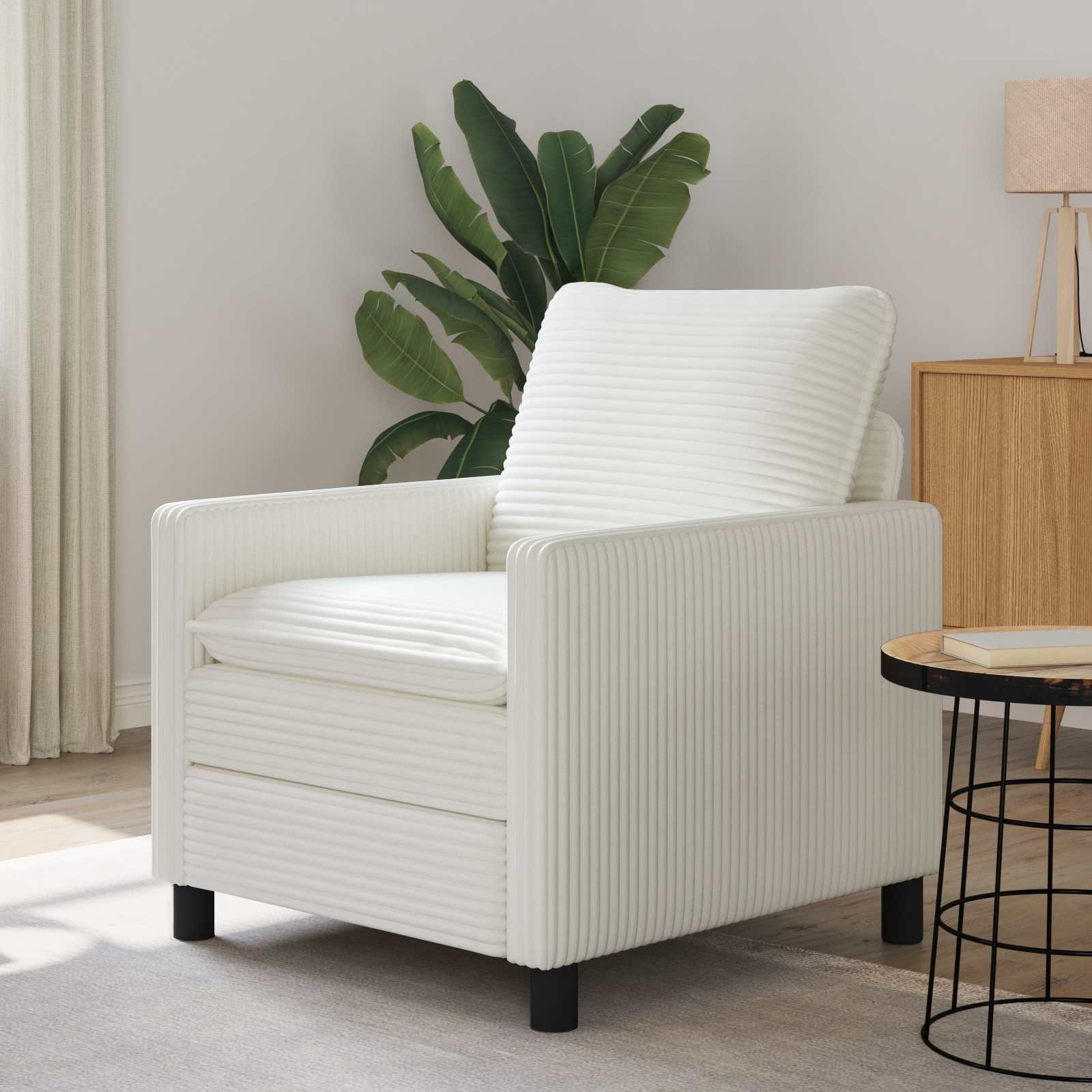 vidaXL Sofa Creme 76 x 81 x 87,5 cm Polyester