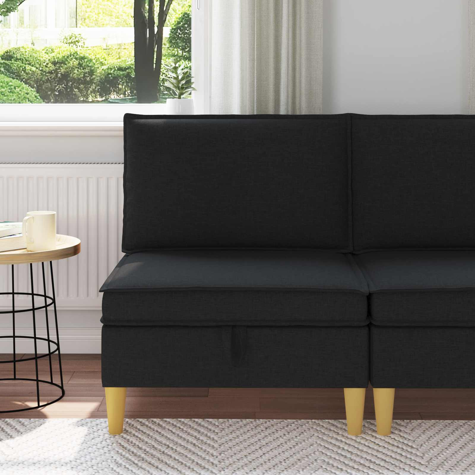 vidaXL Sofa mit Stauraum Stoff