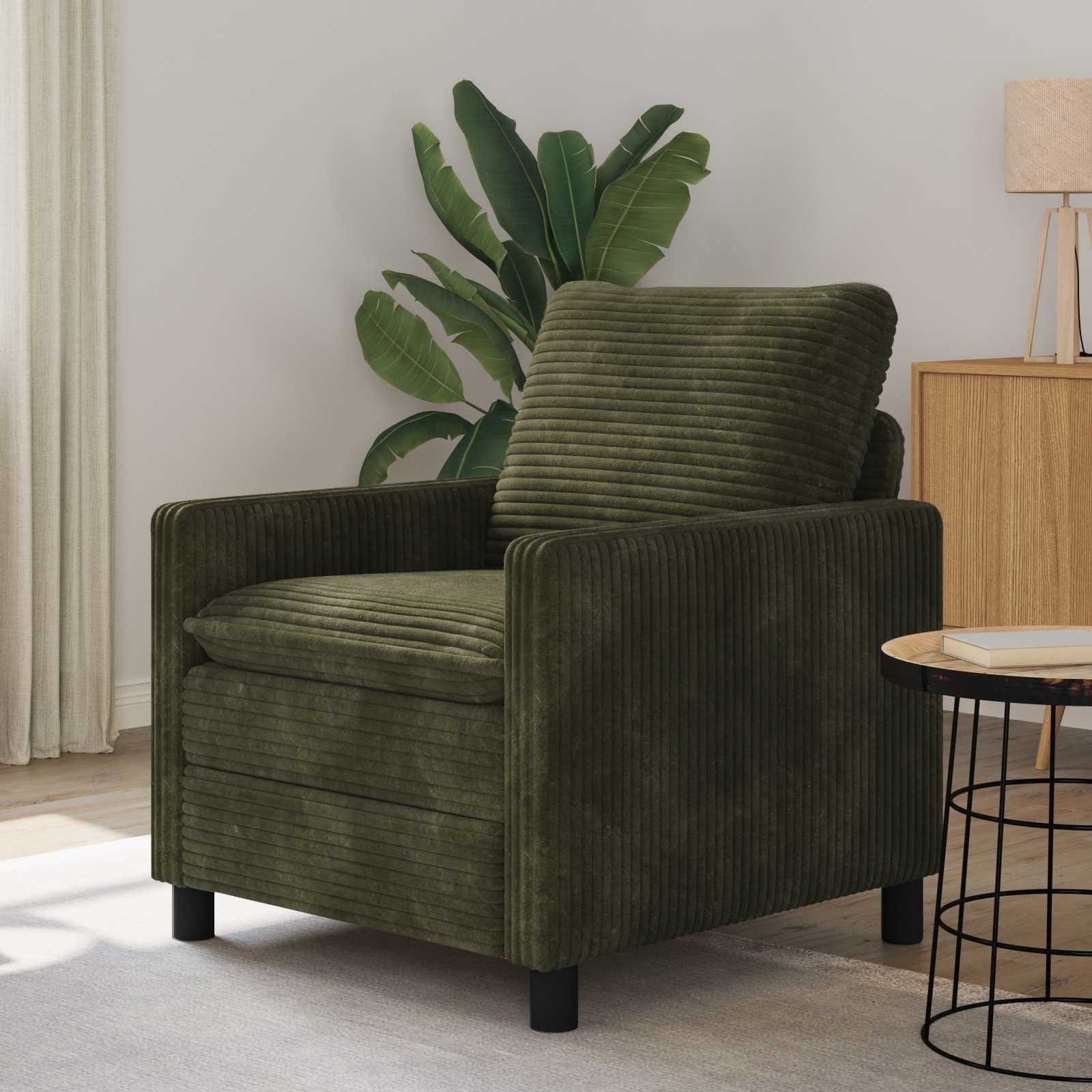 vidaXL Sofa Grün 76 x 81 x 87,5 cm Polyester