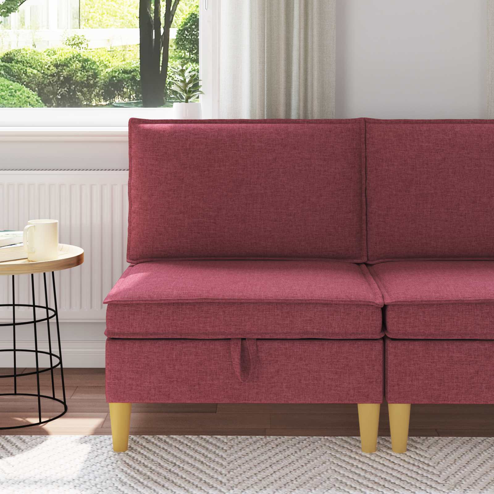 vidaXL Sofa mit Stauraum Stoff