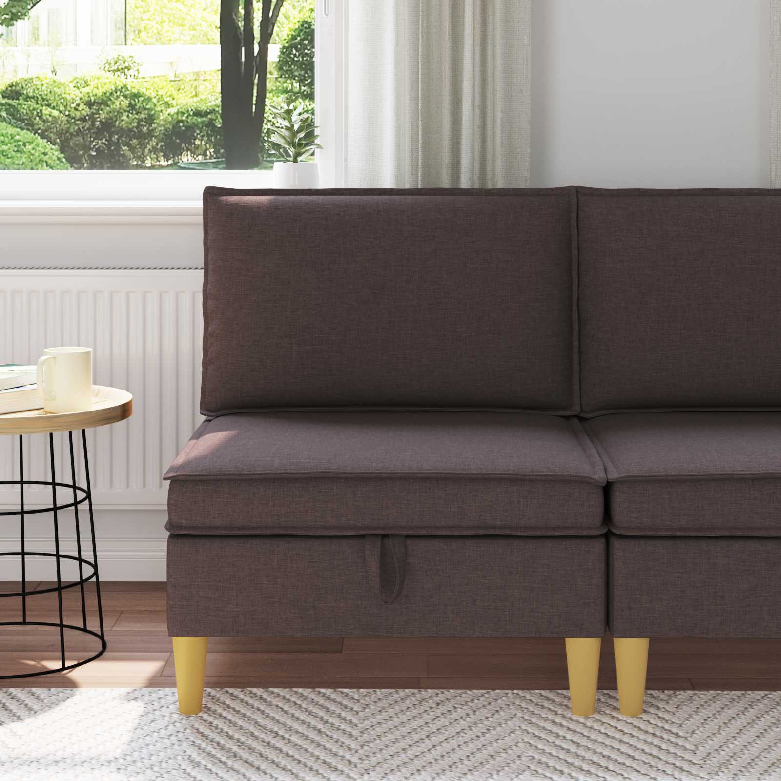 vidaXL Sofa mit Stauraum Stoff