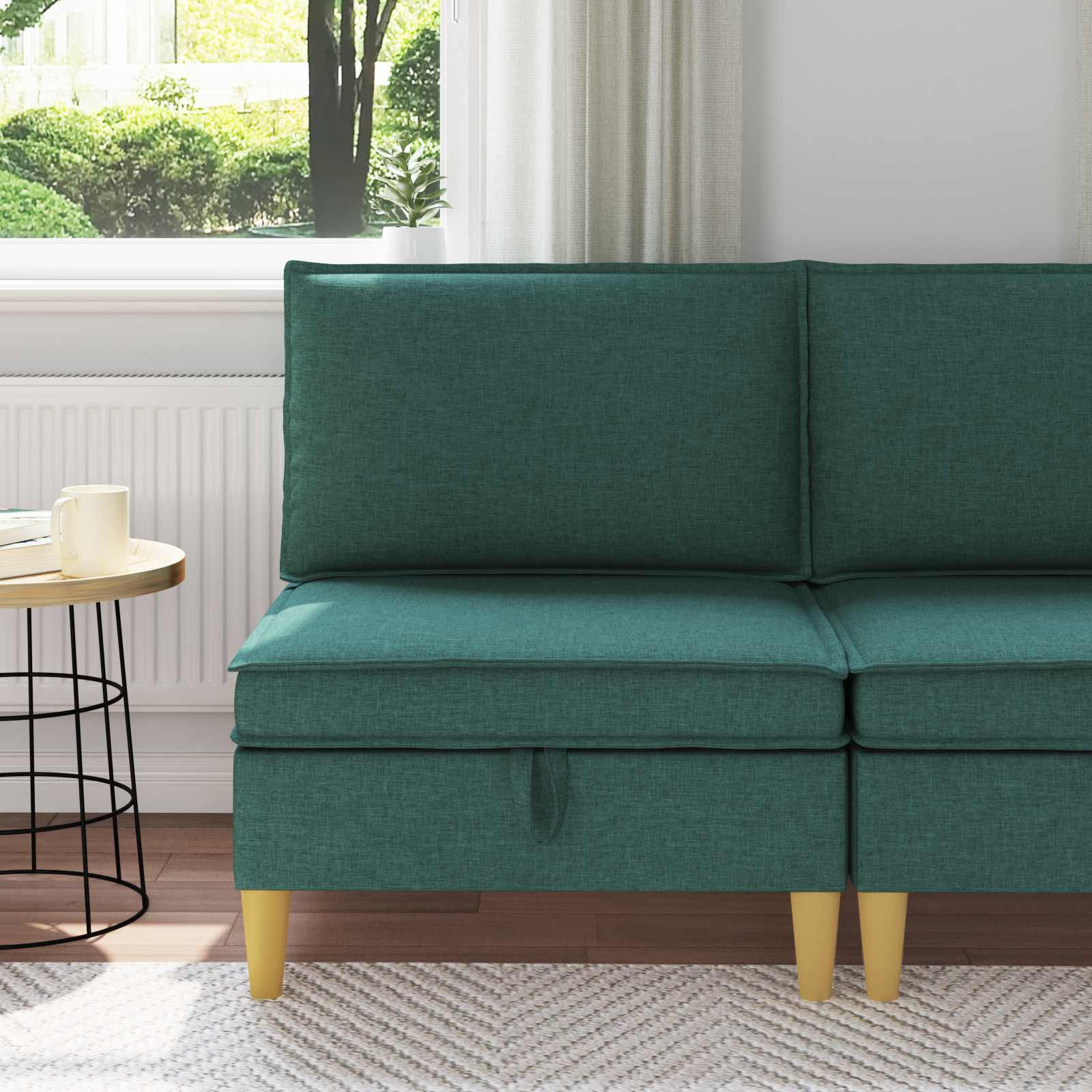 vidaXL Sofa mit Stauraum Stoff
