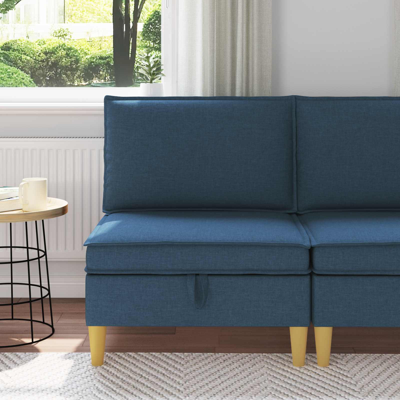 vidaXL Sofa mit Stauraum Stoff