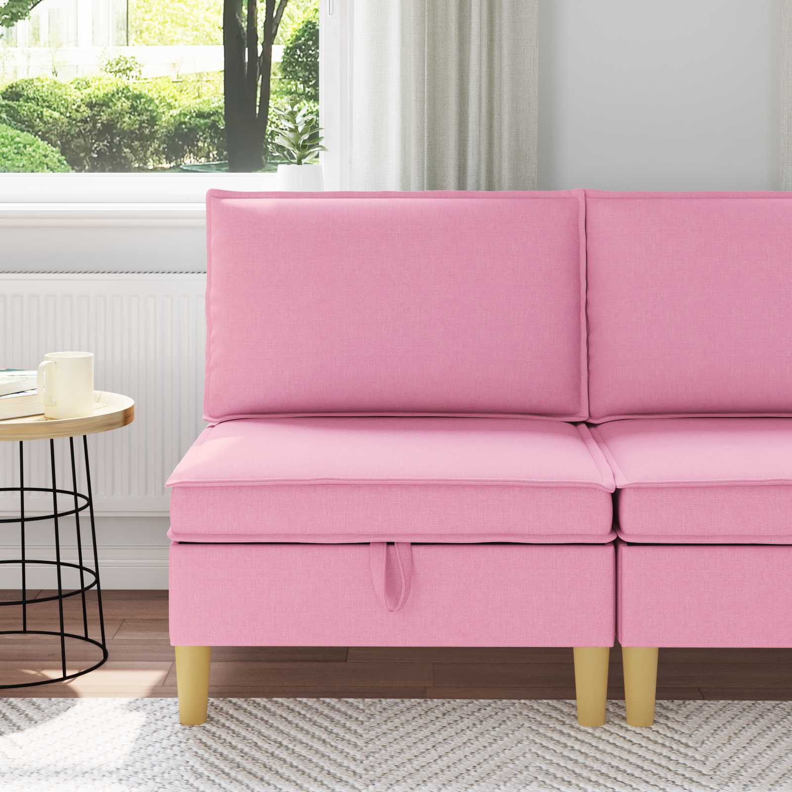vidaXL Sofa mit Stauraum Stoff