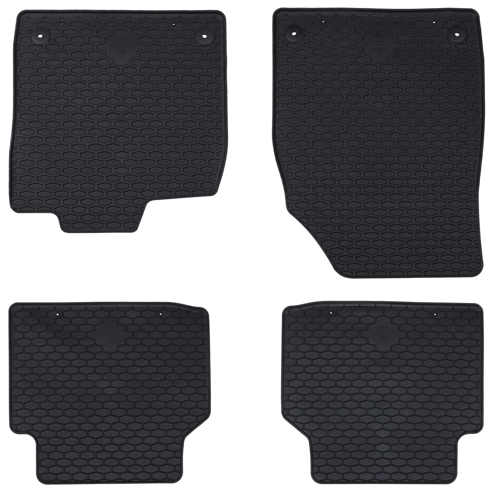 vidaXL Autofußmatte 4 pcs Schwarz Geeignet für Audi Q4 etron 2022-