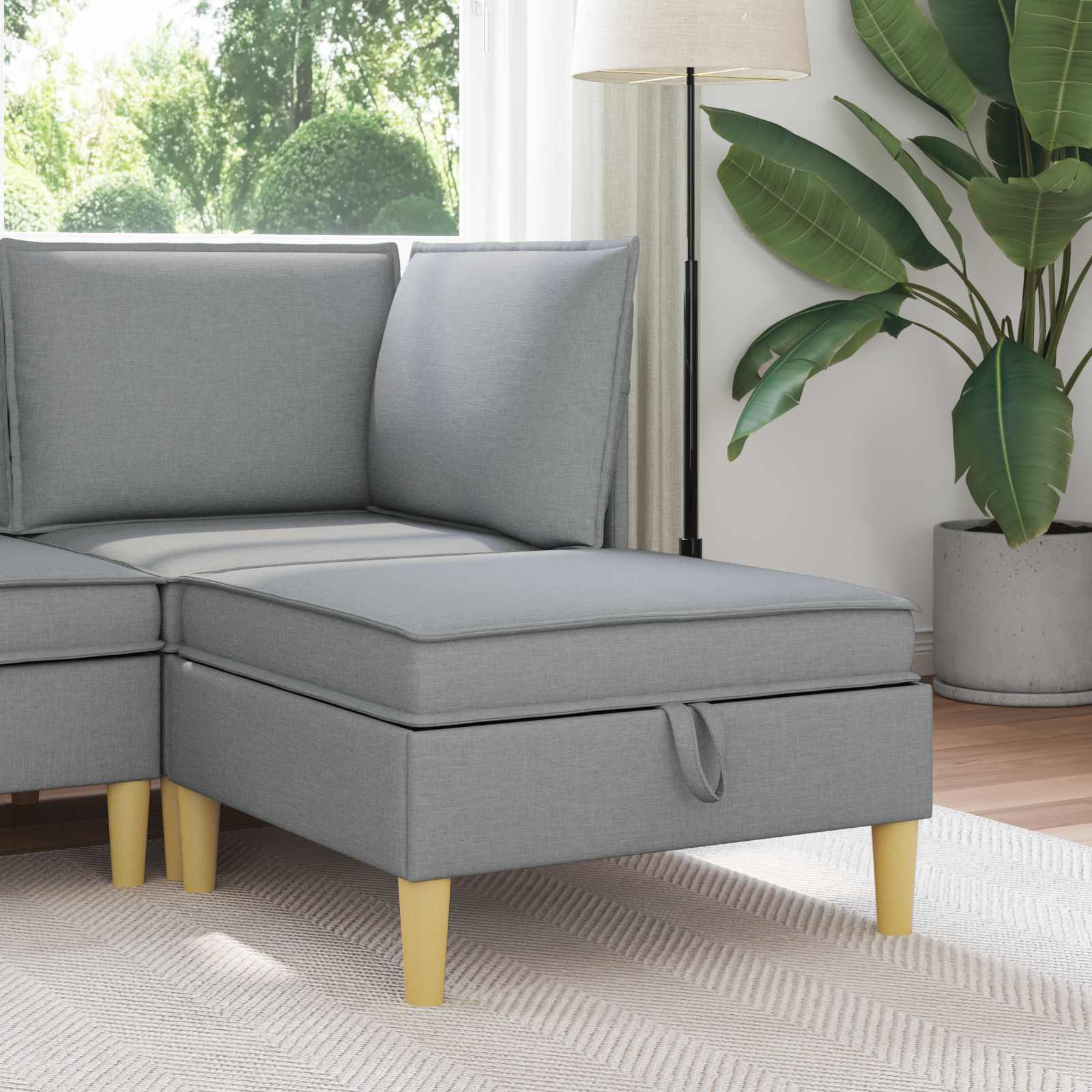 vidaXL Sofa mit Stauraum Stoff