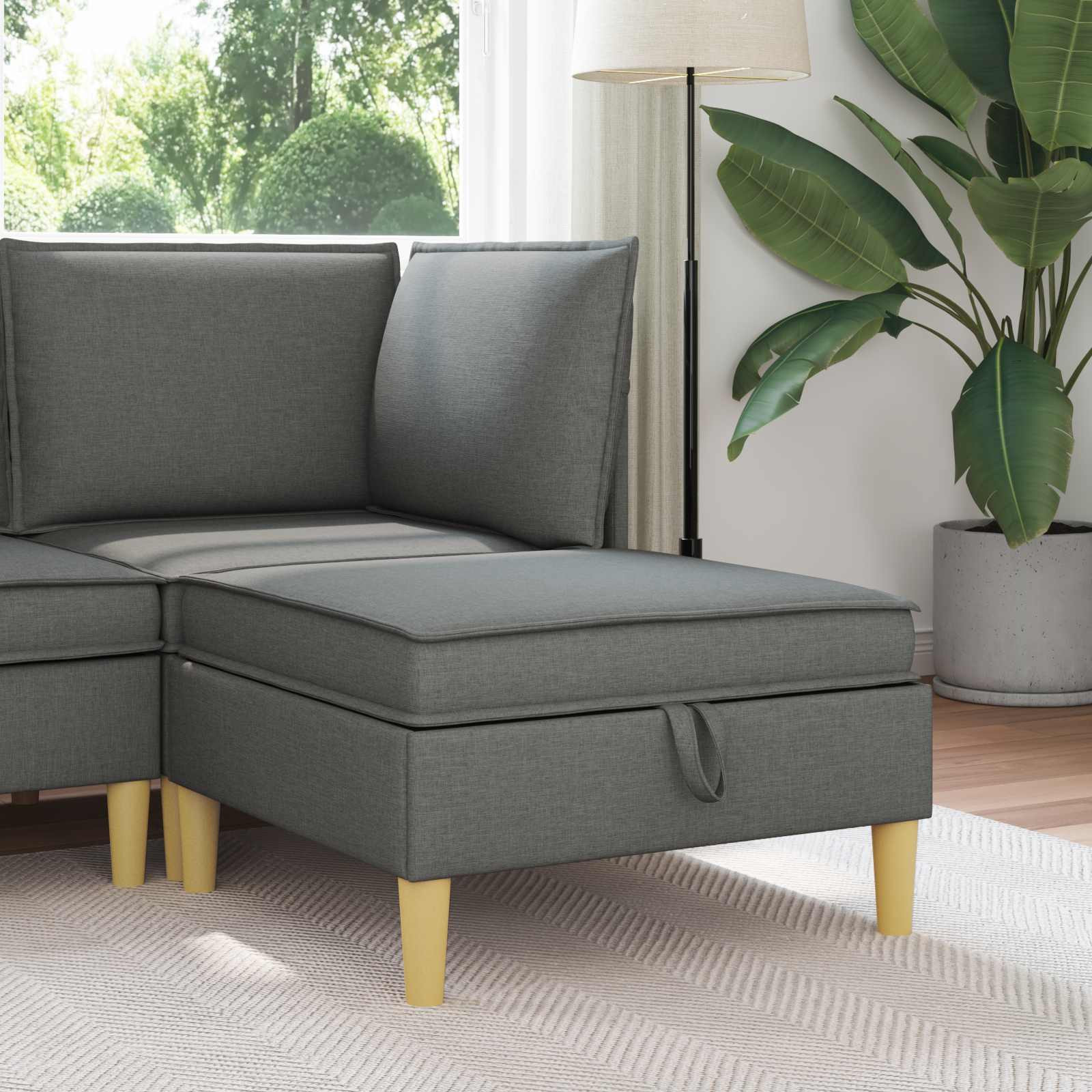 vidaXL Sofa mit Stauraum Stoff