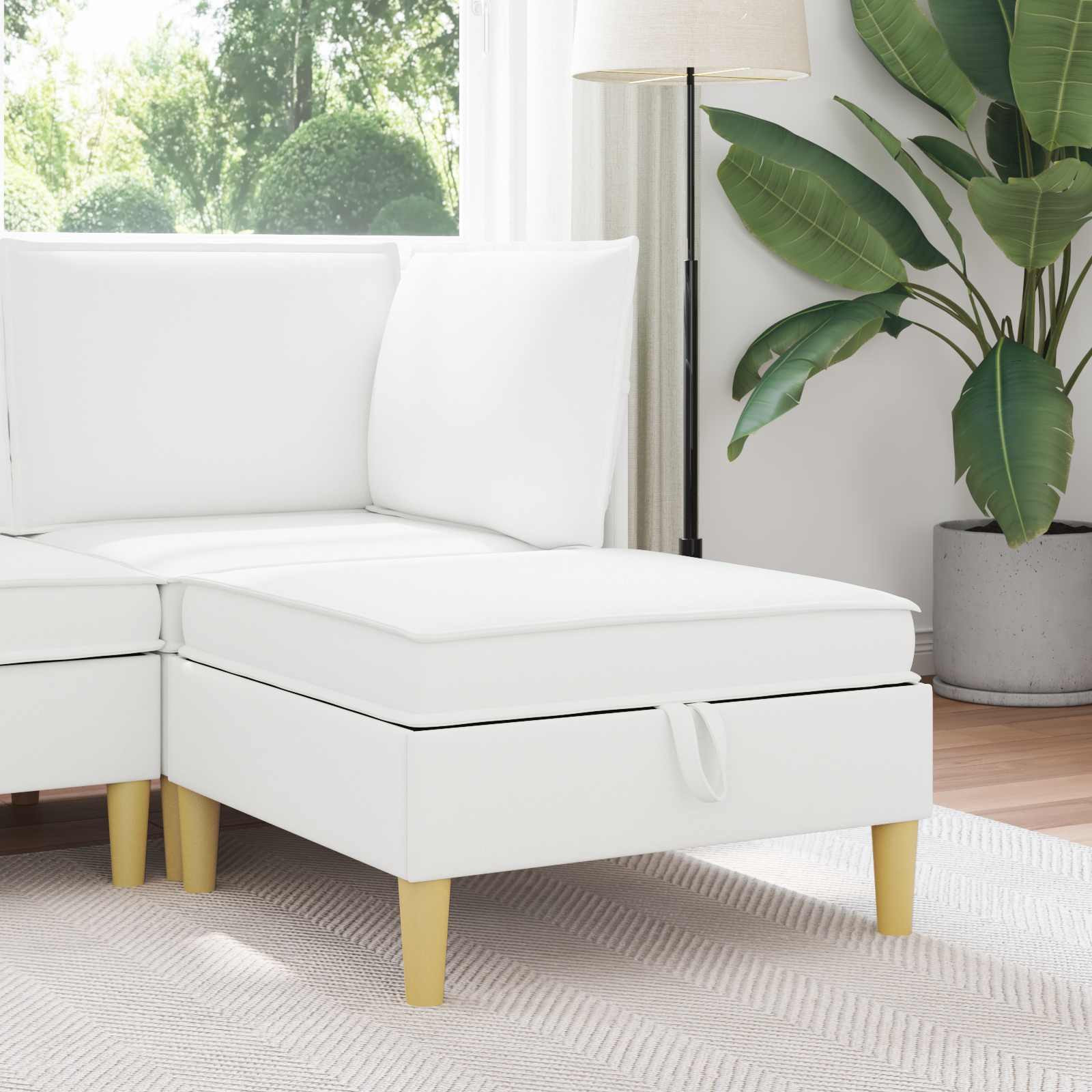 vidaXL Sofa mit Stauraum Stoff