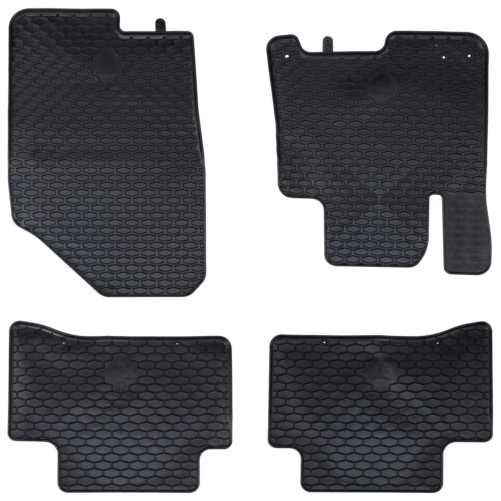 vidaXL Autofußmatte 4 pcs Schwarz Geeignet für TUCSON 2020- Gummi