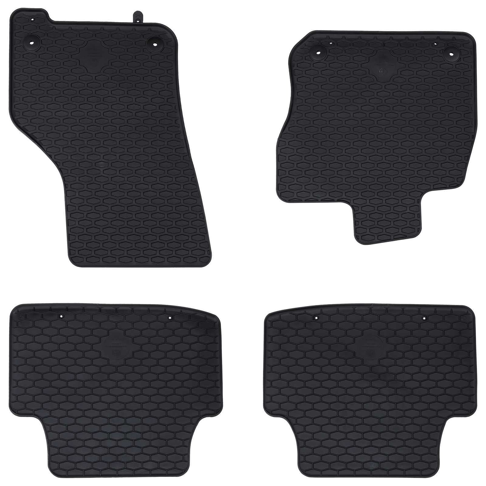 vidaXL Autofußmatte 4 pcs Schwarz geeignet für LEON eTSI MHEV 2020-