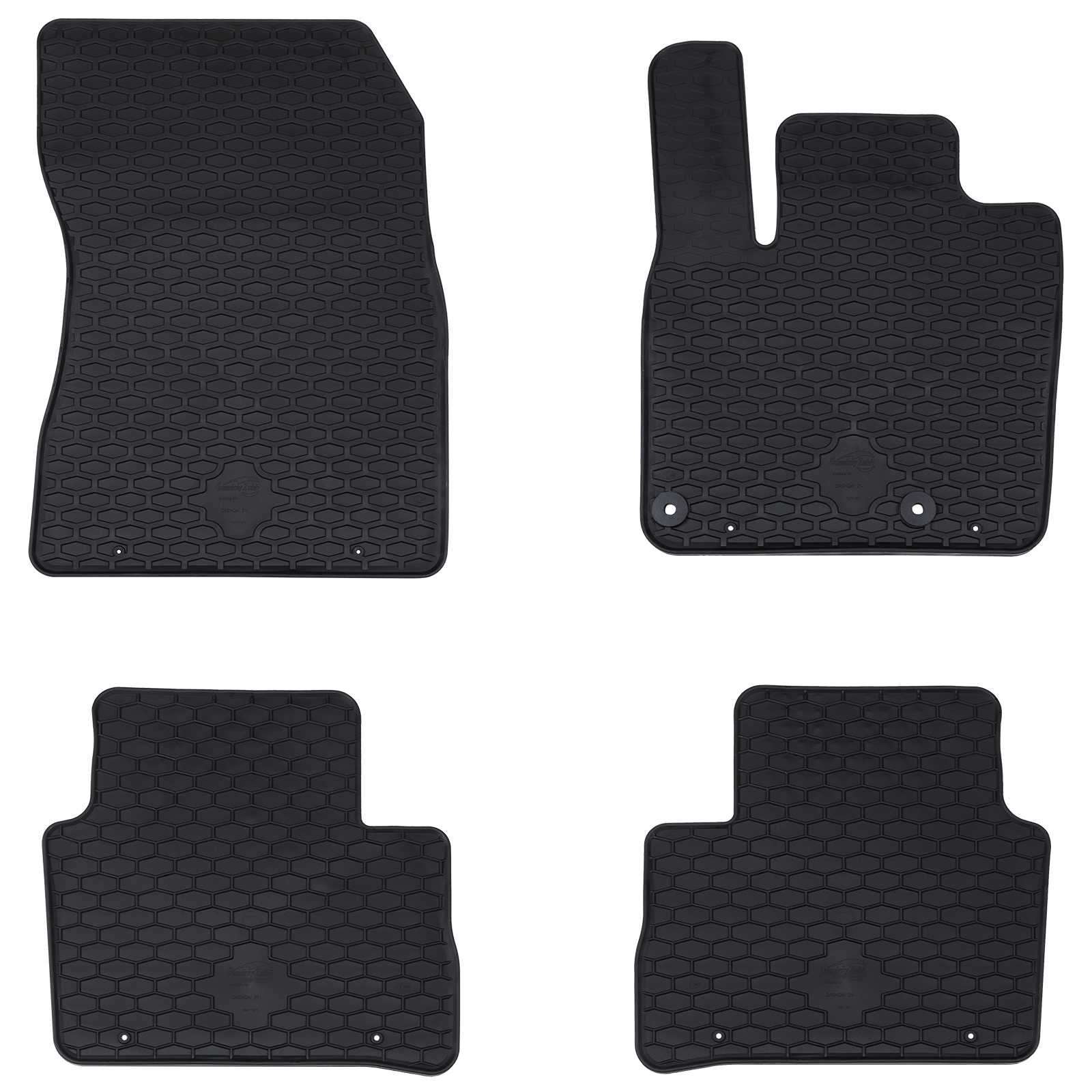 vidaXL Autofußmatte 4 pcs Schwarz Geeignet für Nissan QASHQAI 2021-