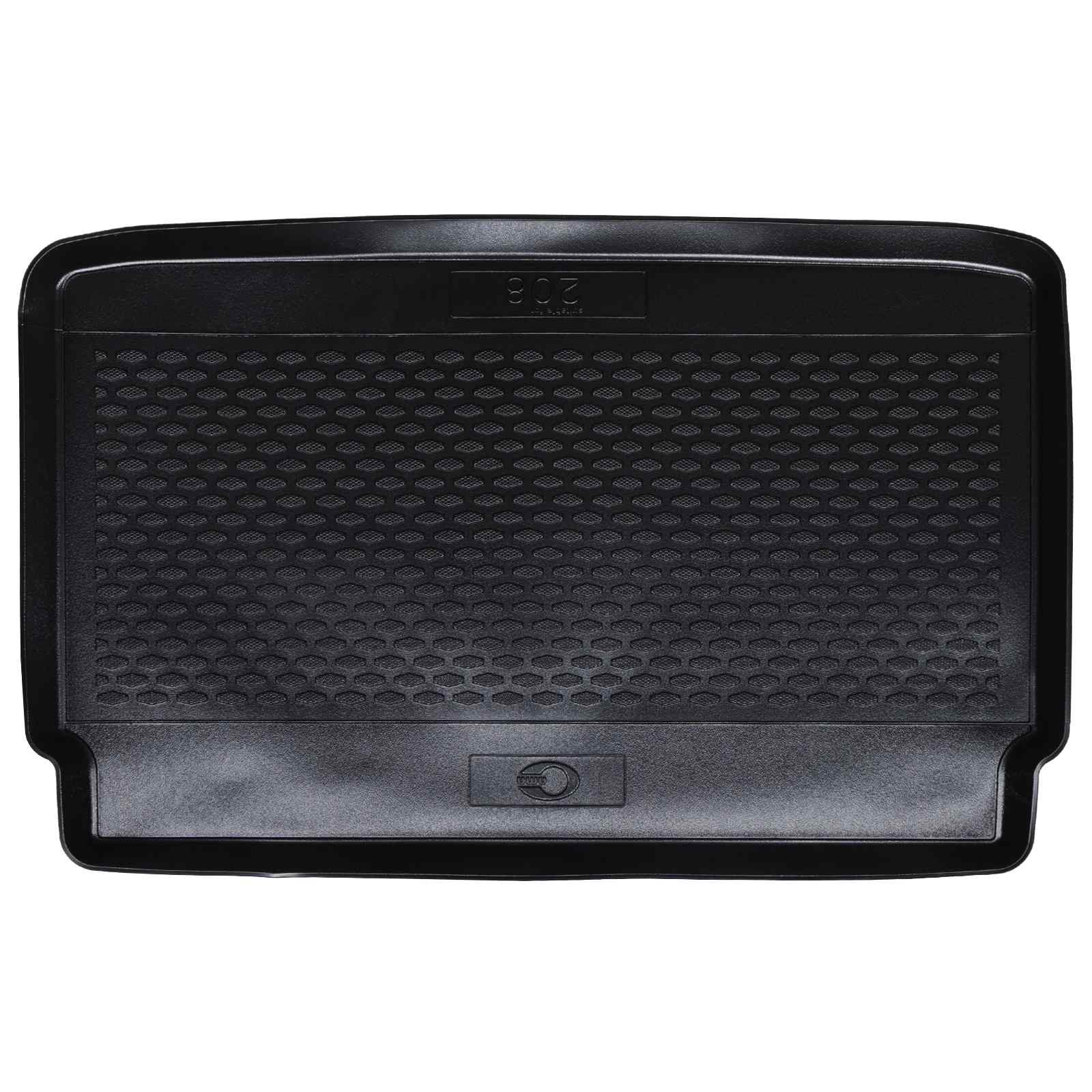 vidaXL Kofferraummatte Schwarz Geeignet für PEUGEOT 208 2018- Gummi