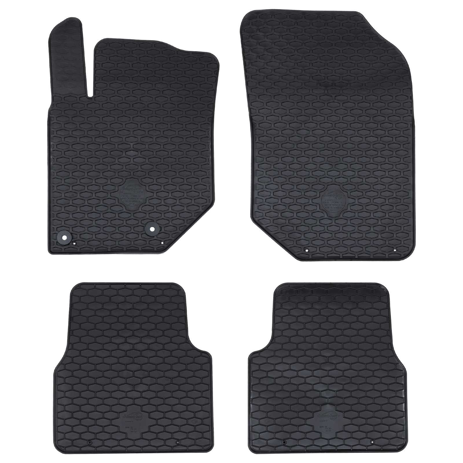 vidaXL Autofußmatte 4 pcs Geeignet für C4 2021- Gummi