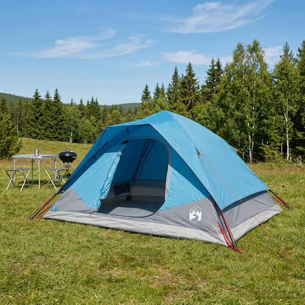 vidaXL Sofort Zelt Blau 305 x 215 x 140 cm Polyester und Stahl