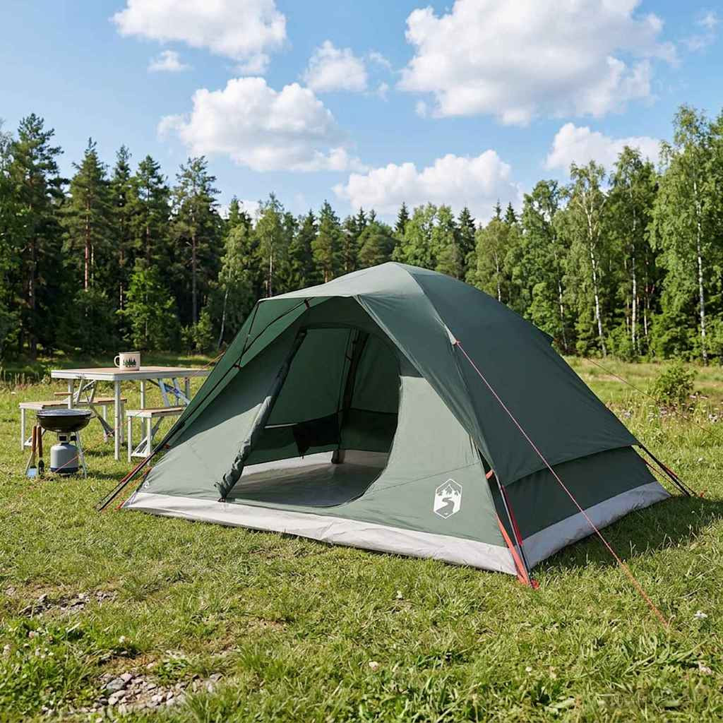 vidaXL Sofort Zelt Olivegrün 305 x 215 x 140 cm Polyester und Stahl