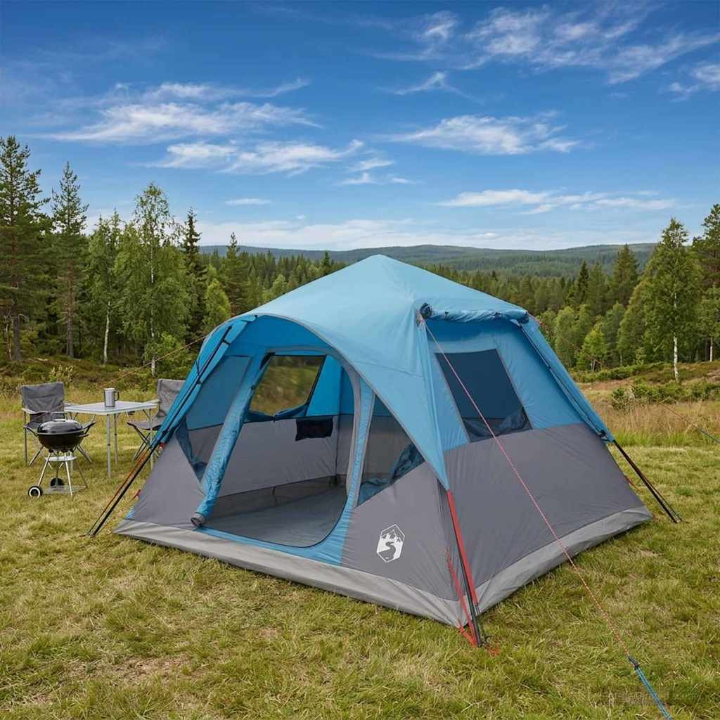 vidaXL Sofort Zelt Blau 305 x 275 x 190 cm Polyester und Stahl