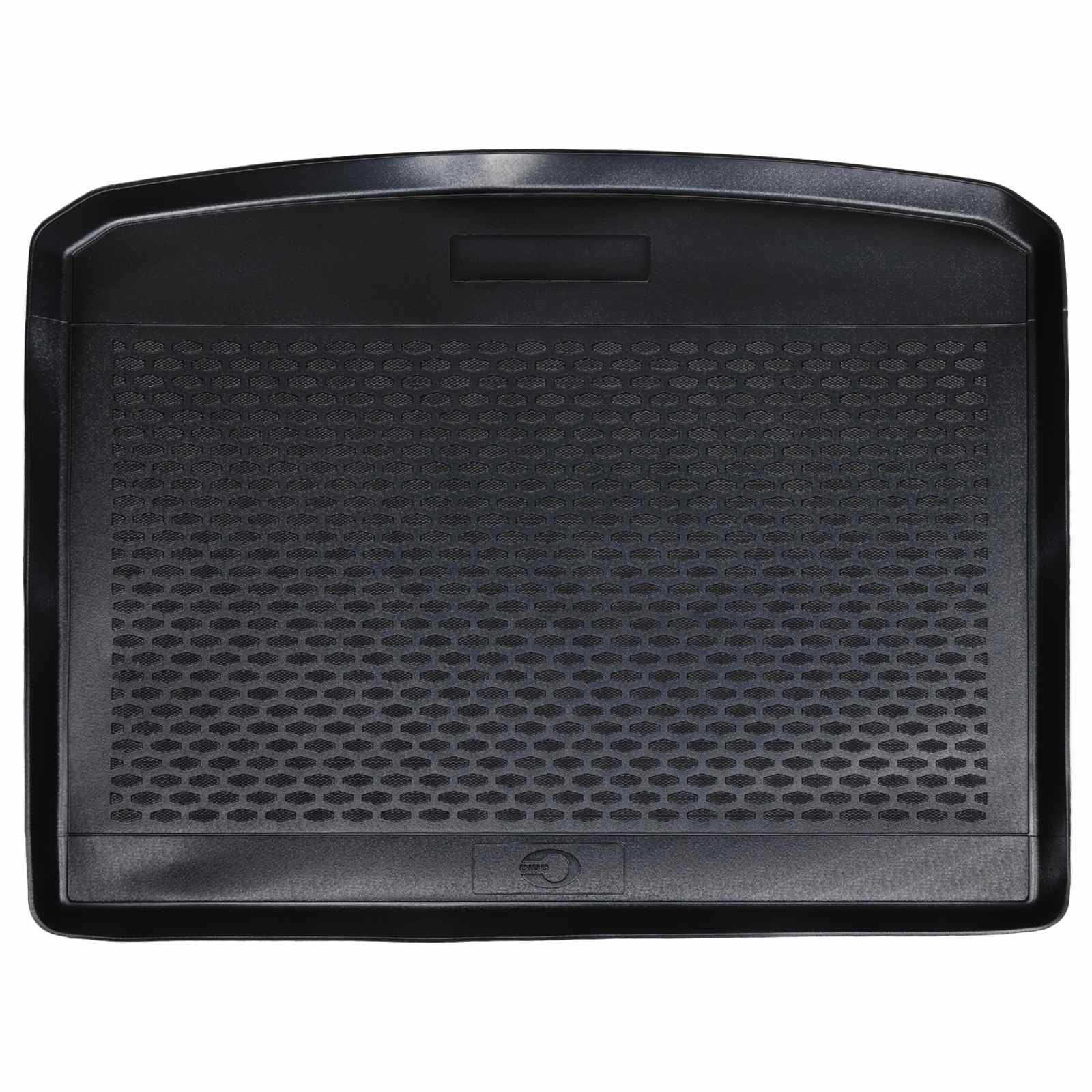 vidaXL Kofferraummatte Schwarz Gummi