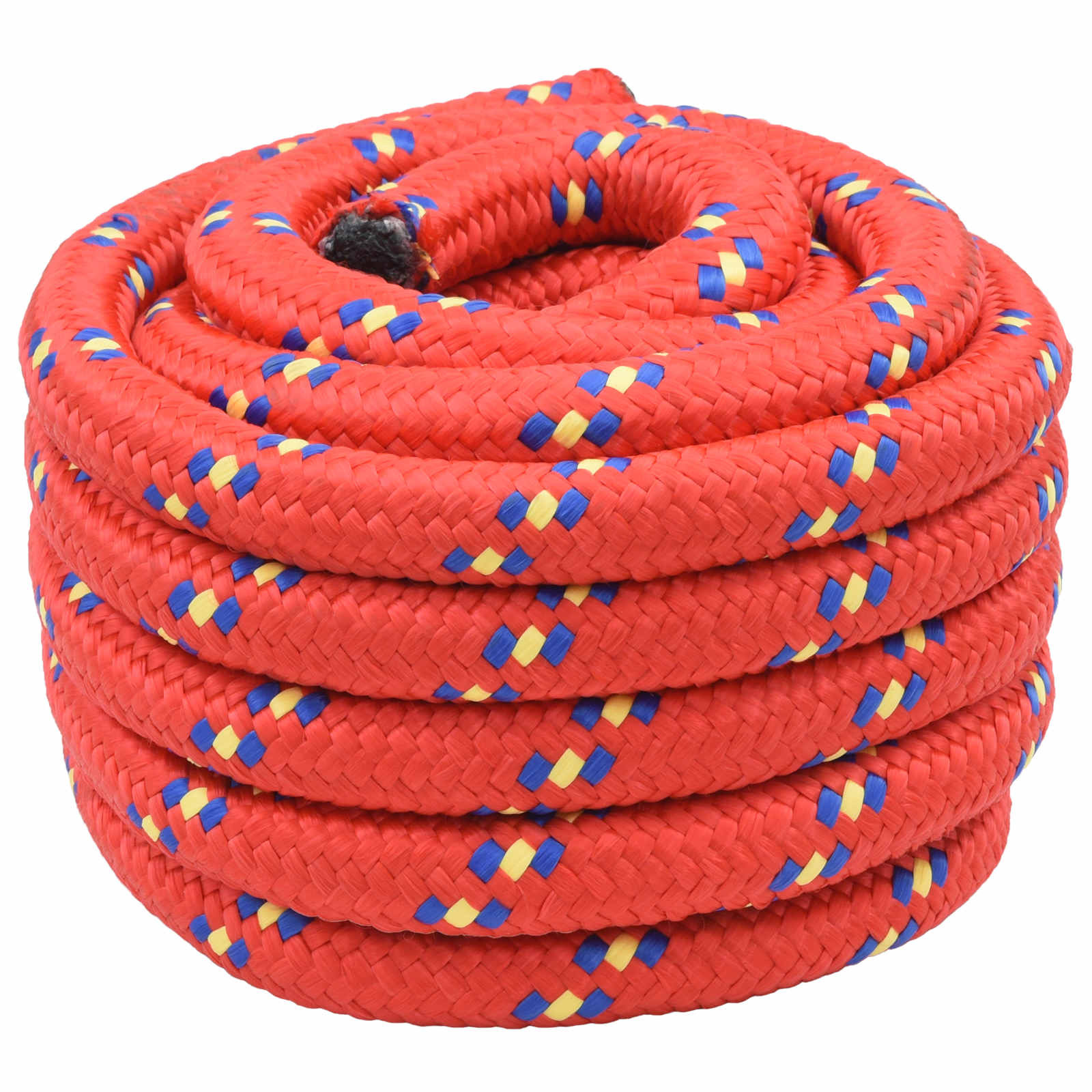 vidaXL Bootsseil 50 m 3 Rot PP