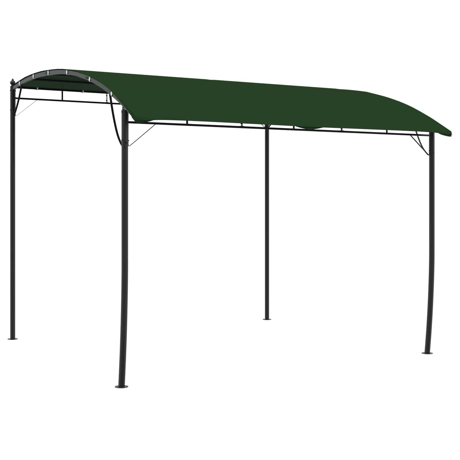 vidaXL Pavillon 3 x 3 x 2,55 m Grün