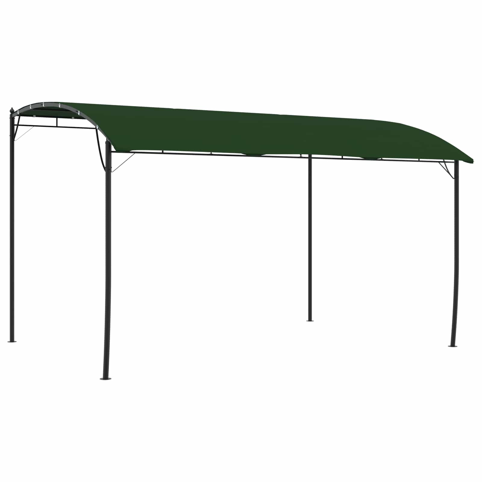 vidaXL Pavillon 4 x 3 x 2,55 m Grün