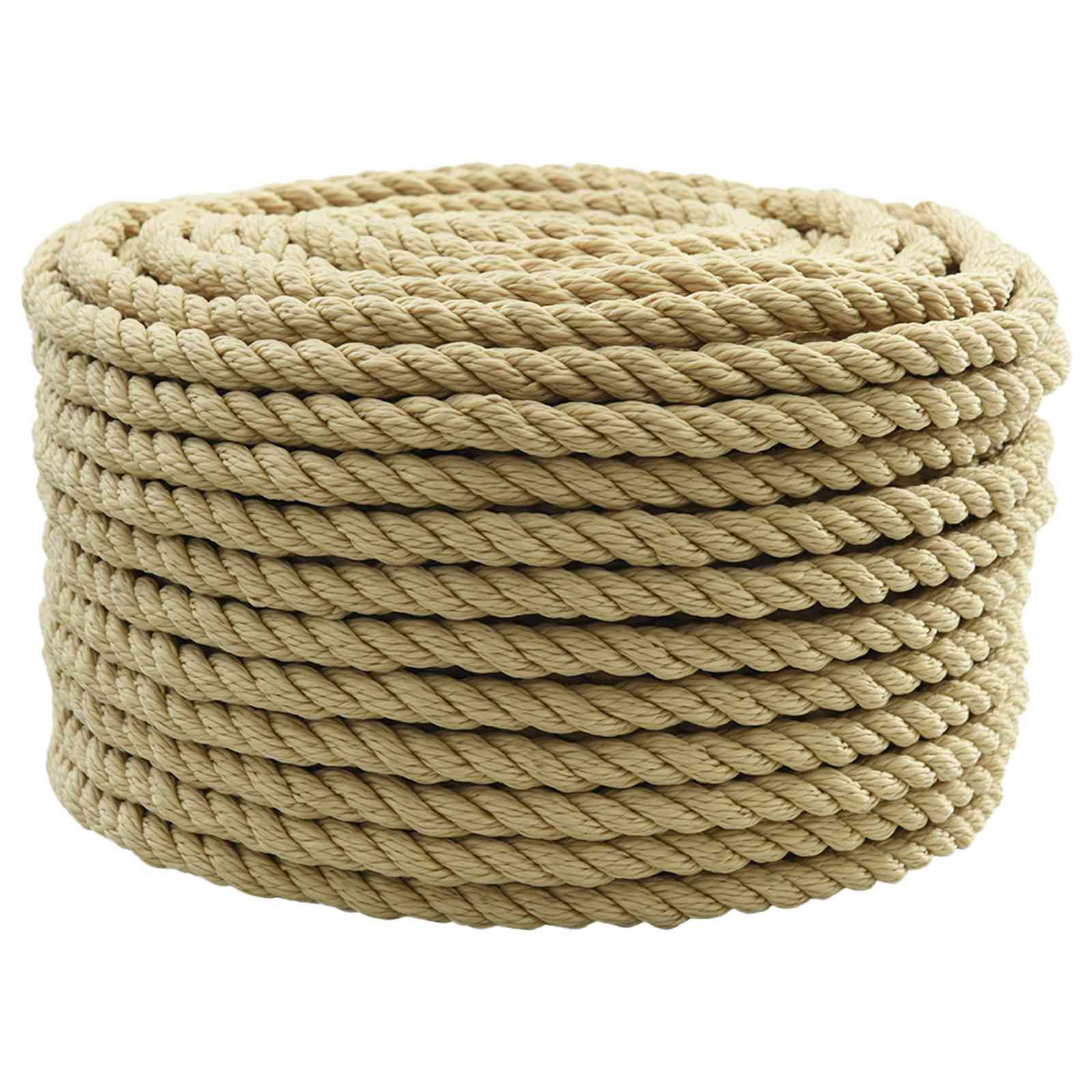vidaXL Bootsseil 14 mm 250 m Natur