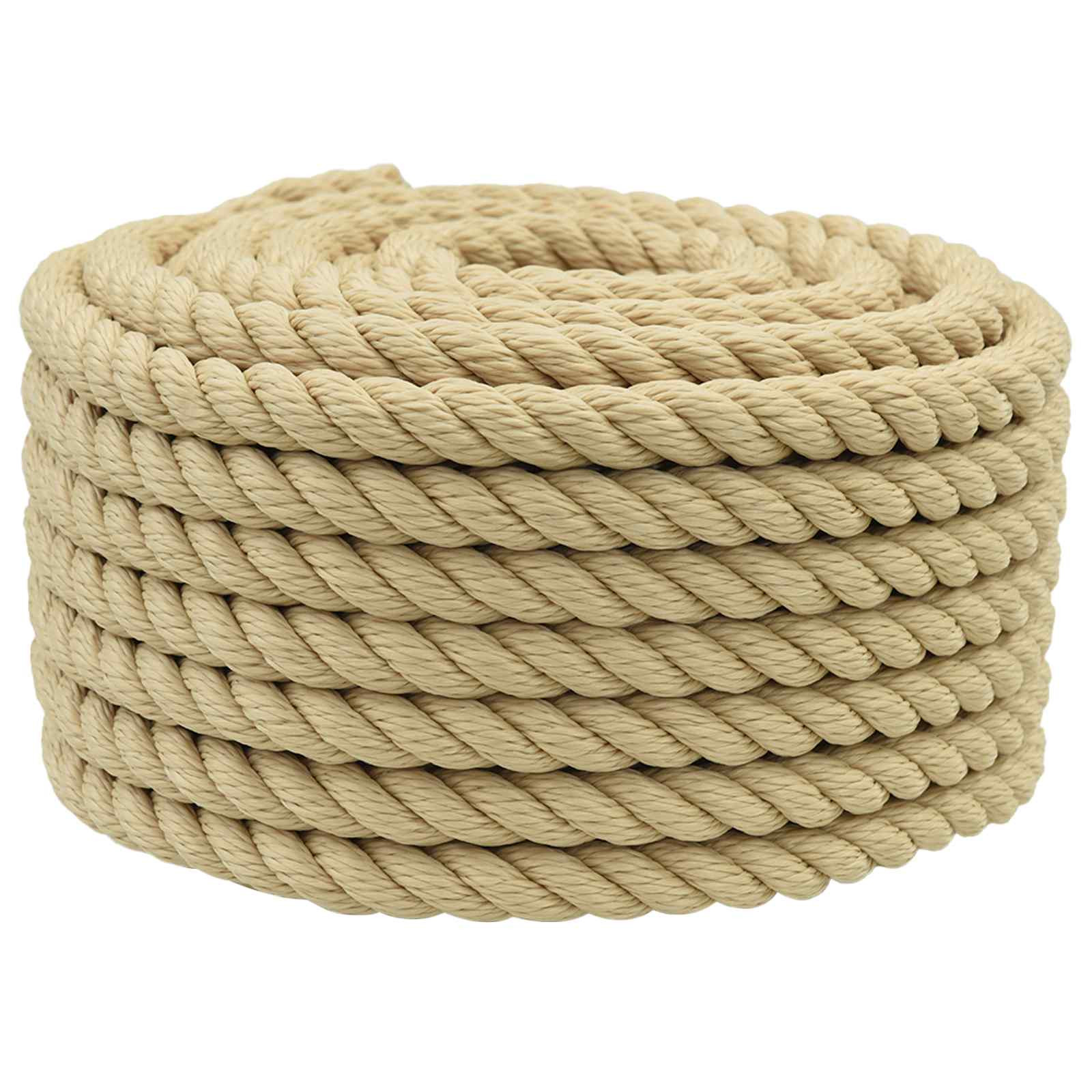 vidaXL Bootsseil 18 mm 50 m Natur