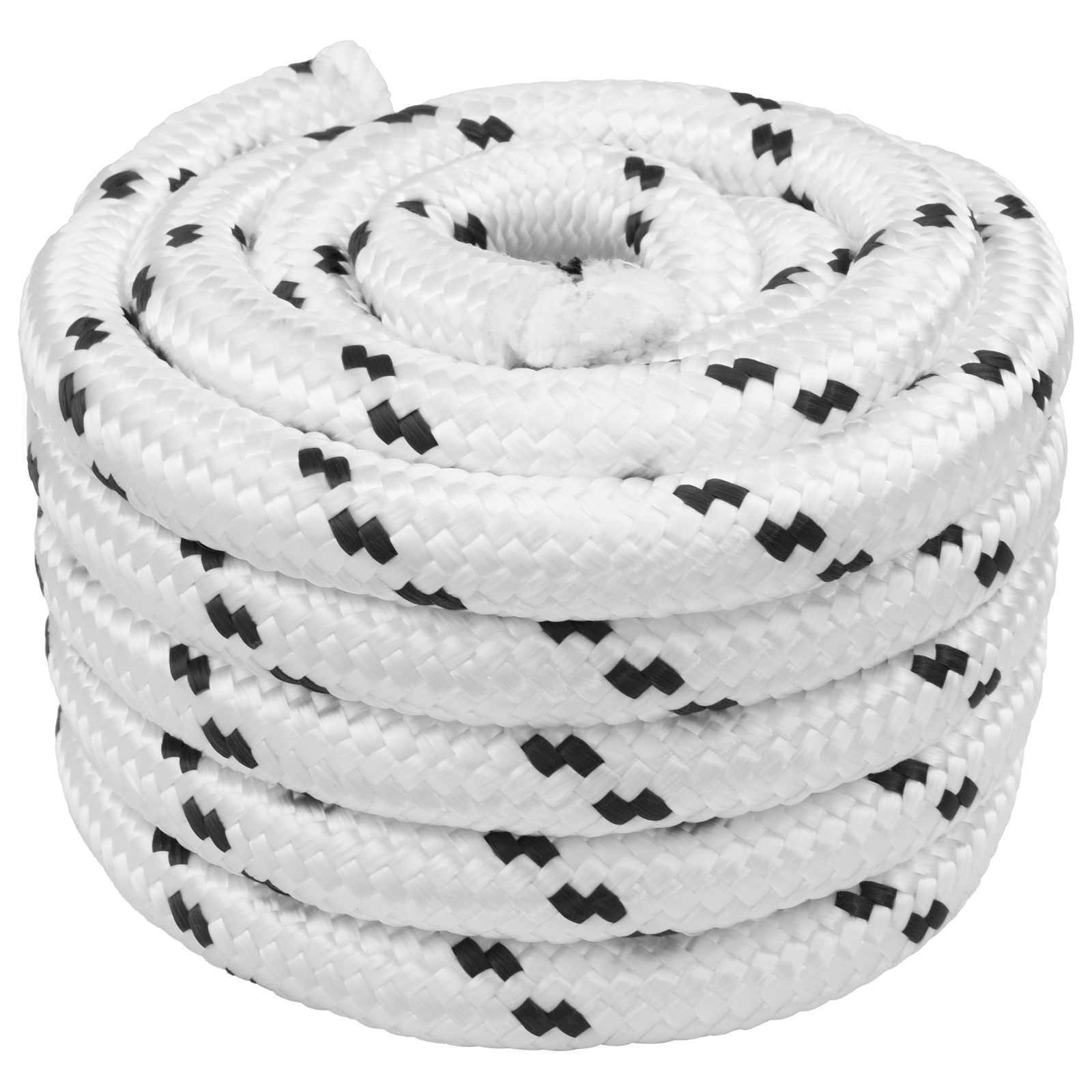 vidaXL Bootsseil Weiß 25 m Polyester