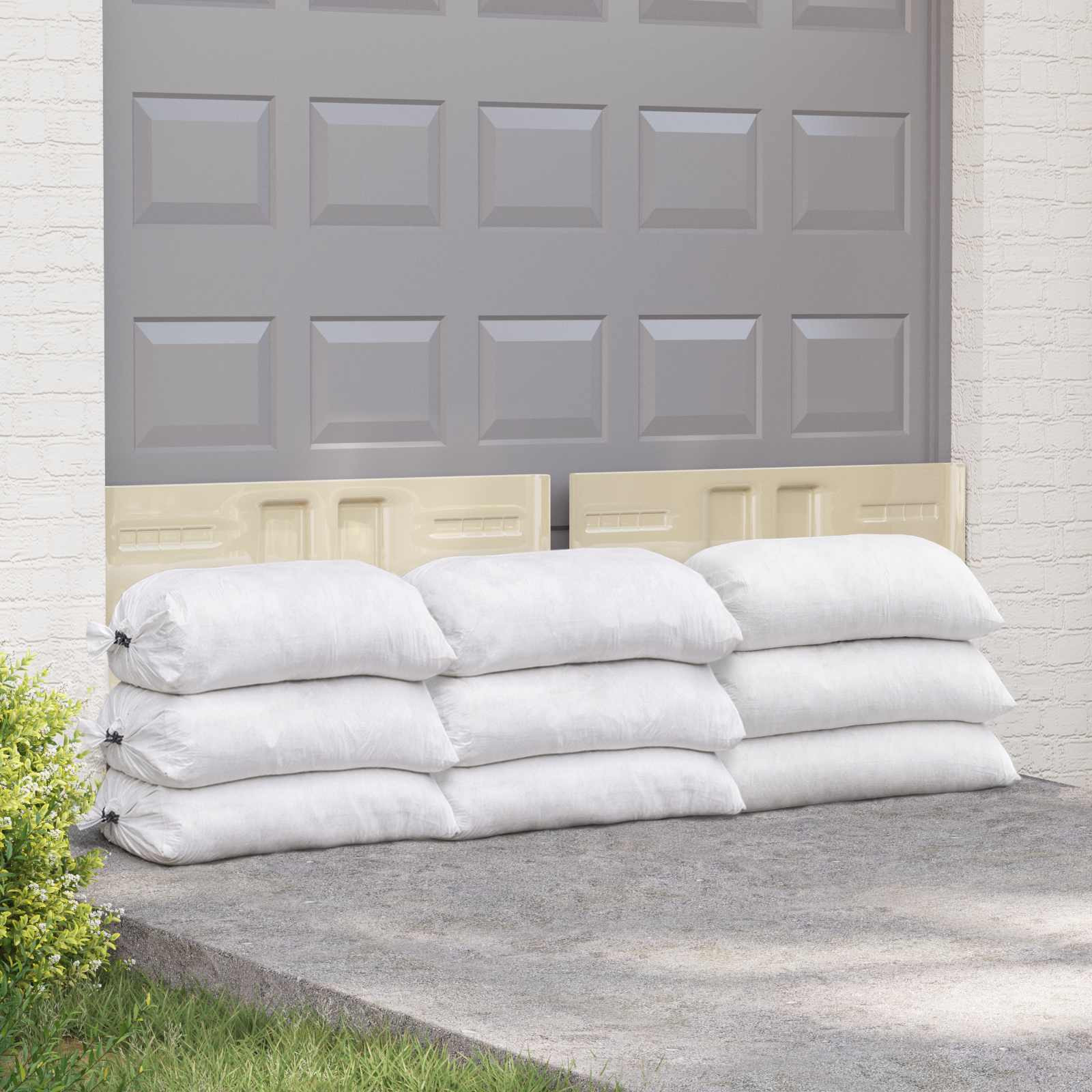vidaXL Gewebte Säcke 10 pcs Weiß 40 x 60 cm PP