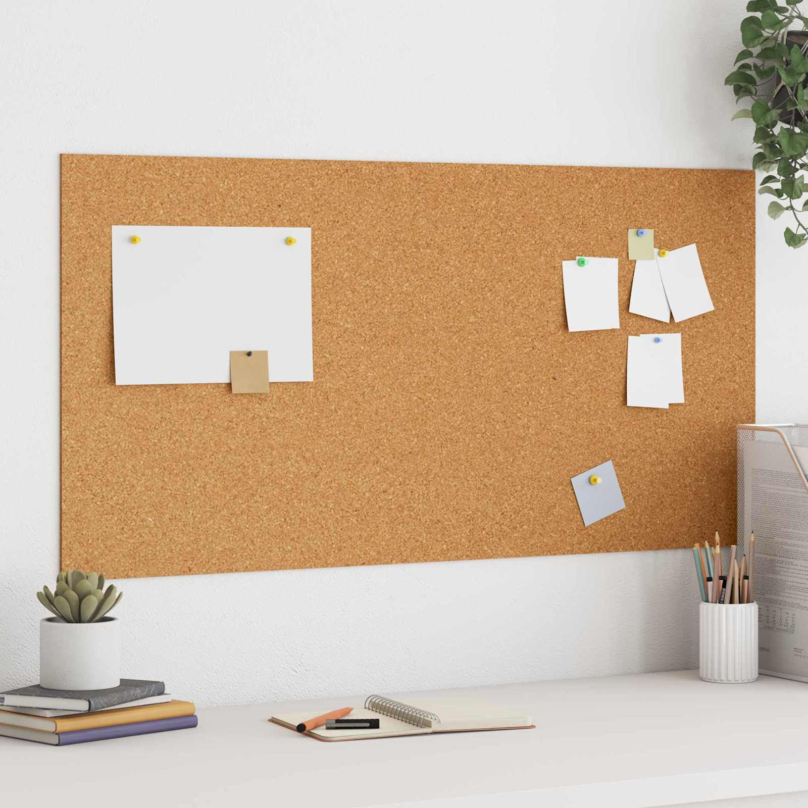 vidaXL Korkplatte 12 pcs 100 x 50 x 1 cm Kork Braun