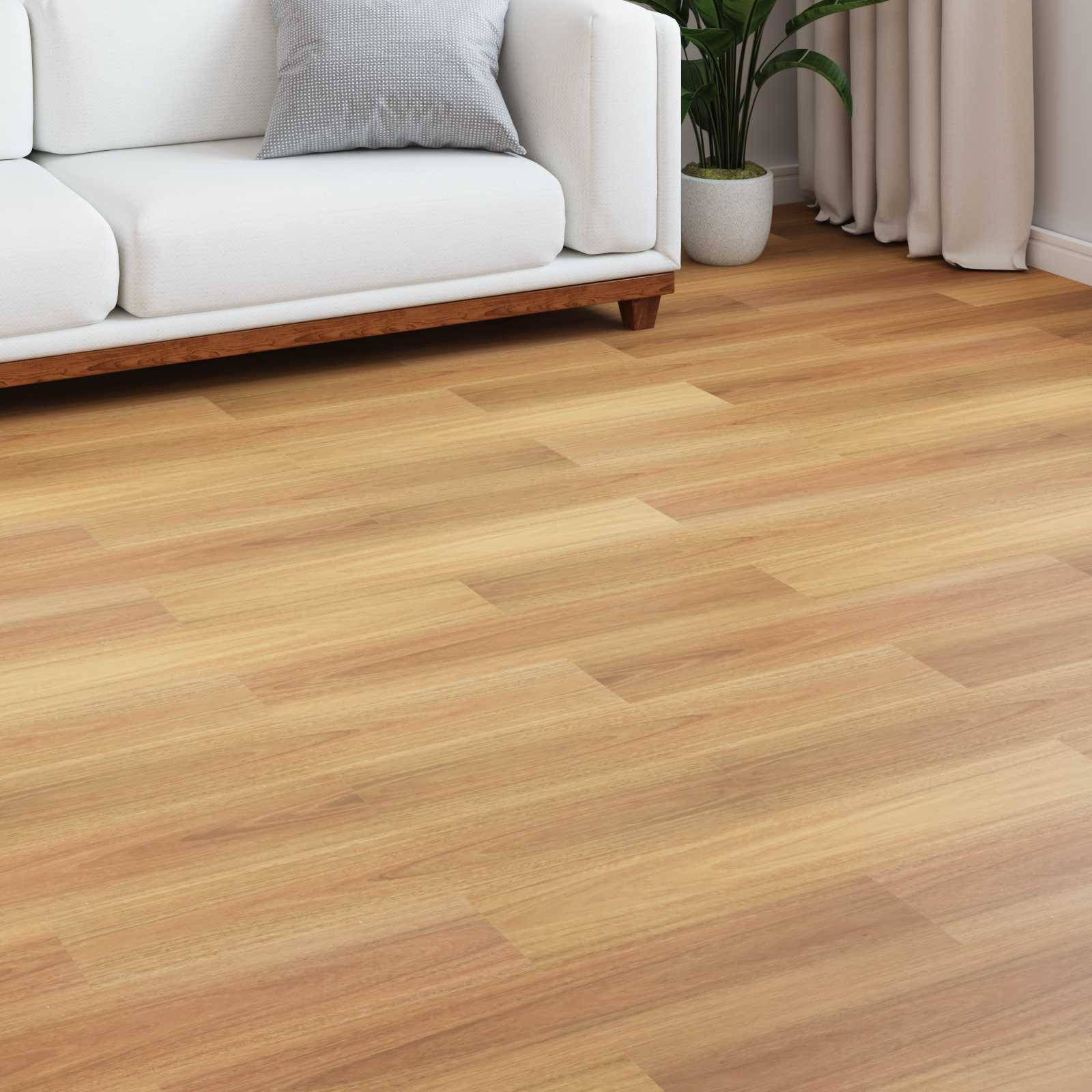 vidaXL Laminatboden 5 pcs Dunkles Walnuss 101 x 20 x 0,8 cm