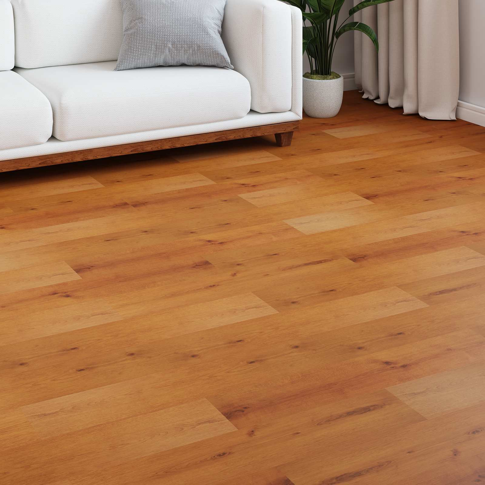vidaXL Laminatboden 5 pcs Sandy Beige 101 x 20 x 0,8 cm Holzwerkstoff