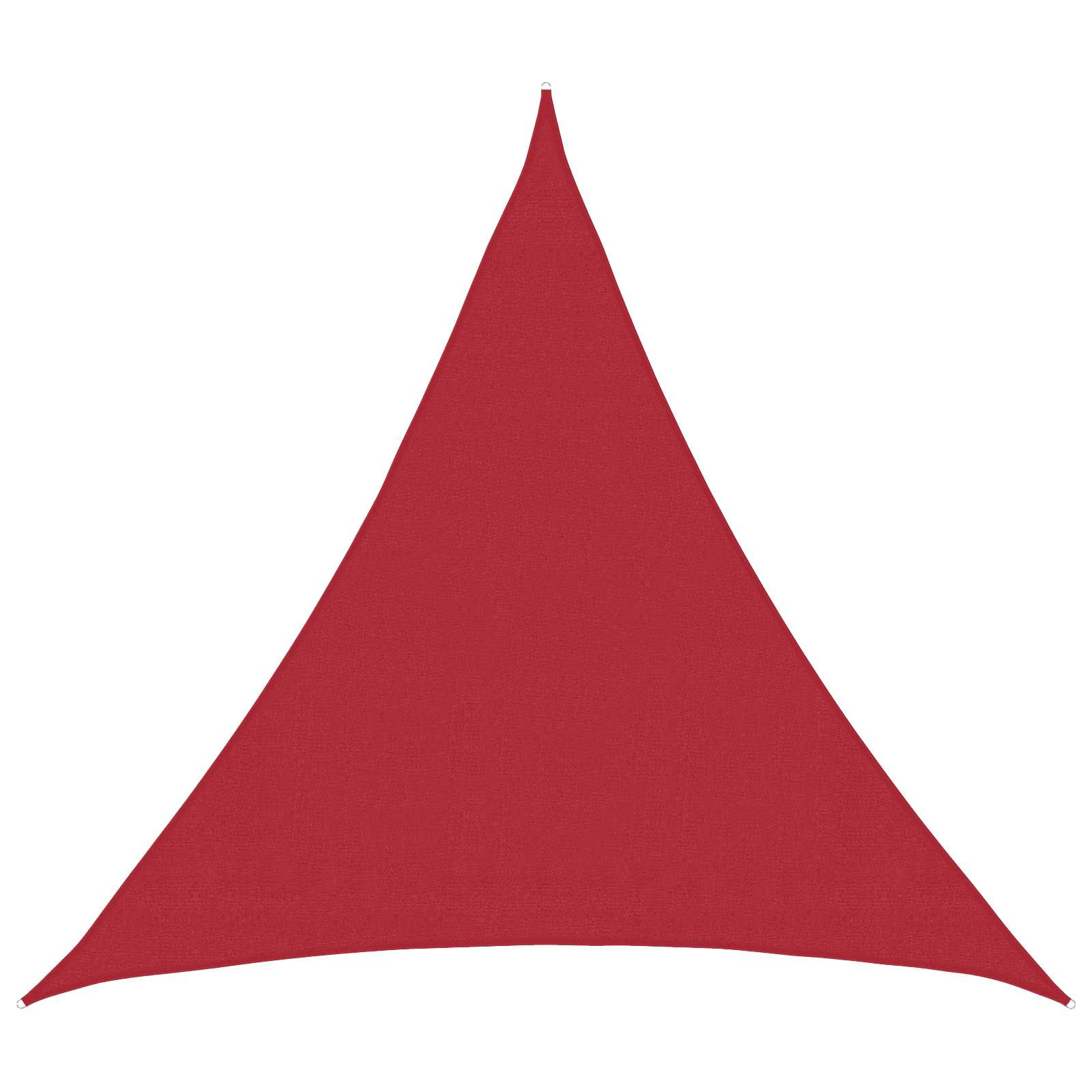 vidaXL Sonnensegel Rot 2 x 2 x 2 m HDPE